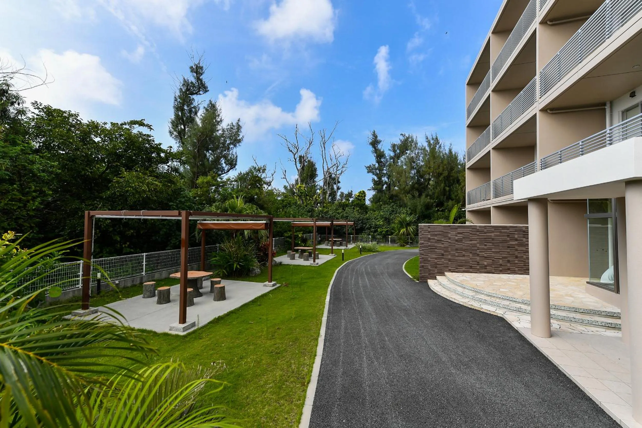 Garden in Odysis Onna Resort Hotel