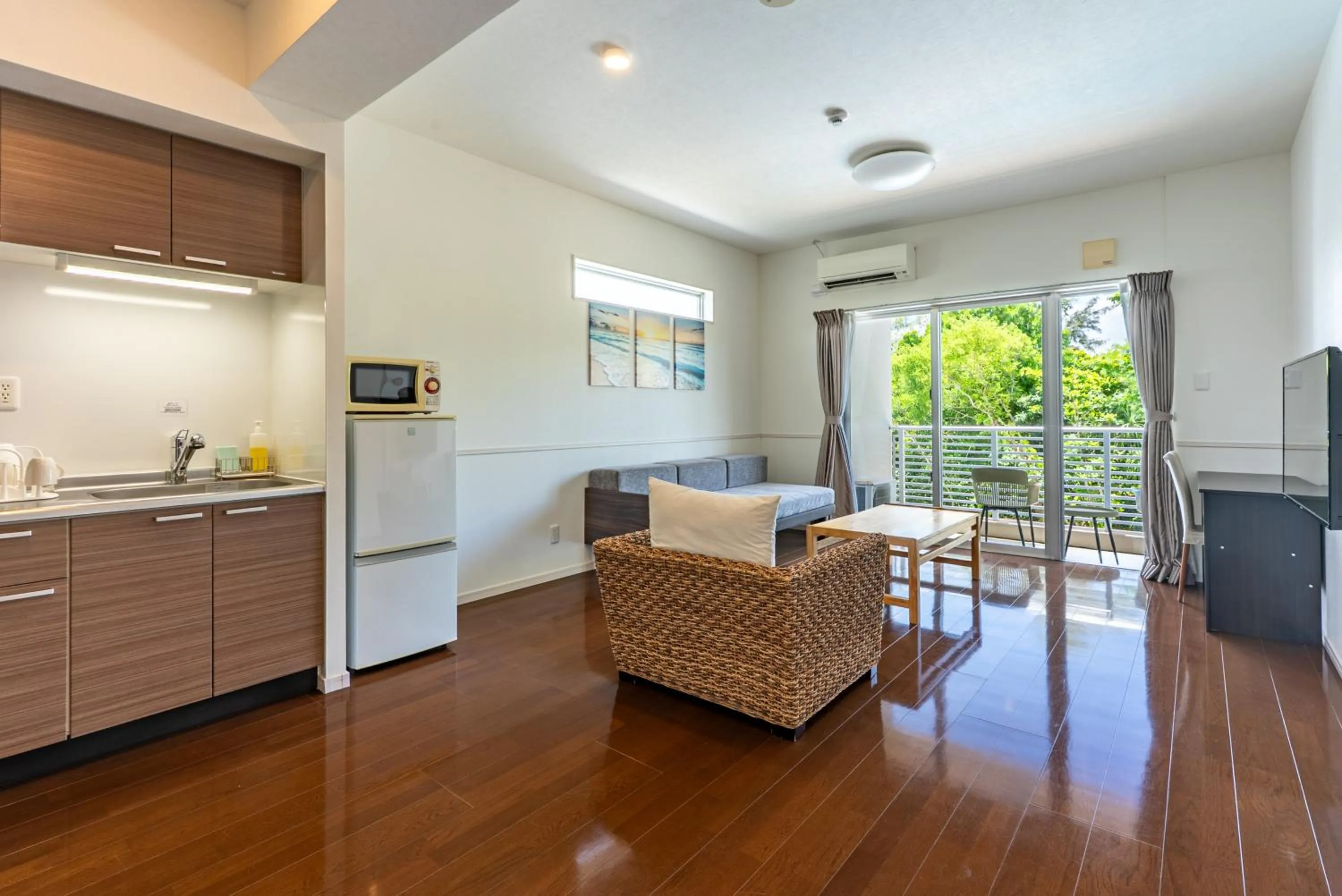 Living room in Odysis Onna Resort Hotel
