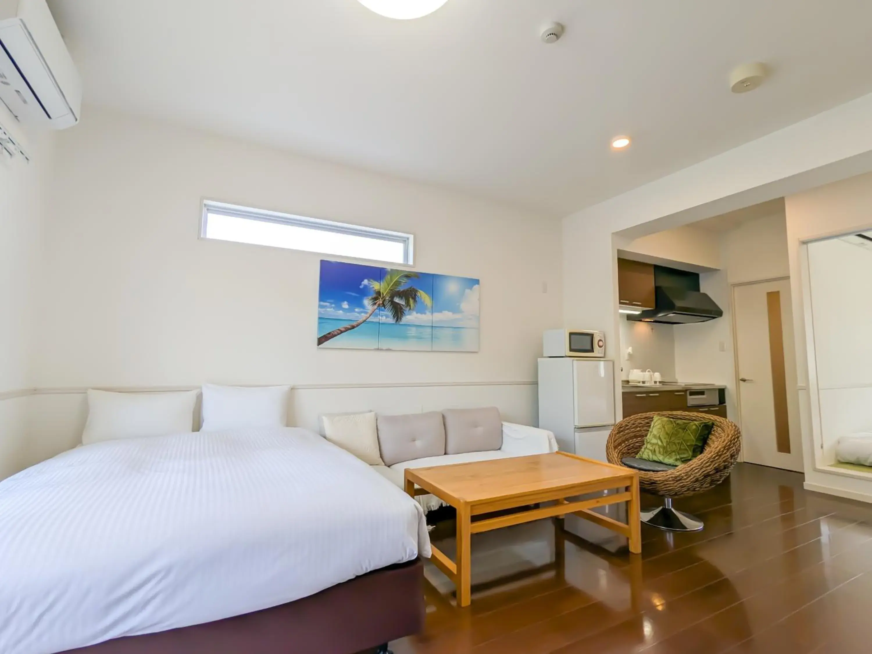 Bed in Odysis Onna Resort Hotel Bed in Odysis Onna Resort Hotel