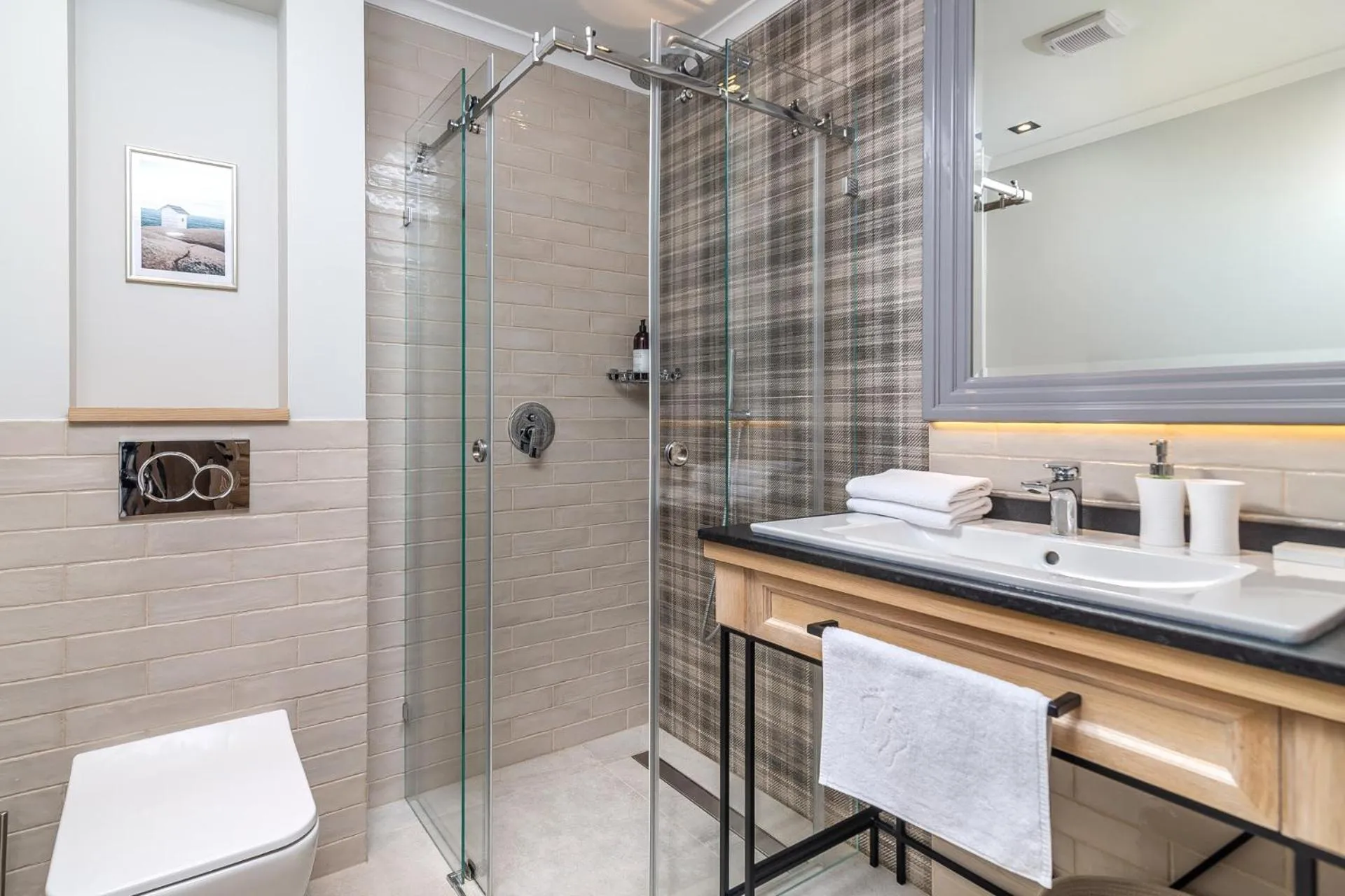 Shower in Moje Orłowo Boutique Bed & Breakfast - Adults Only