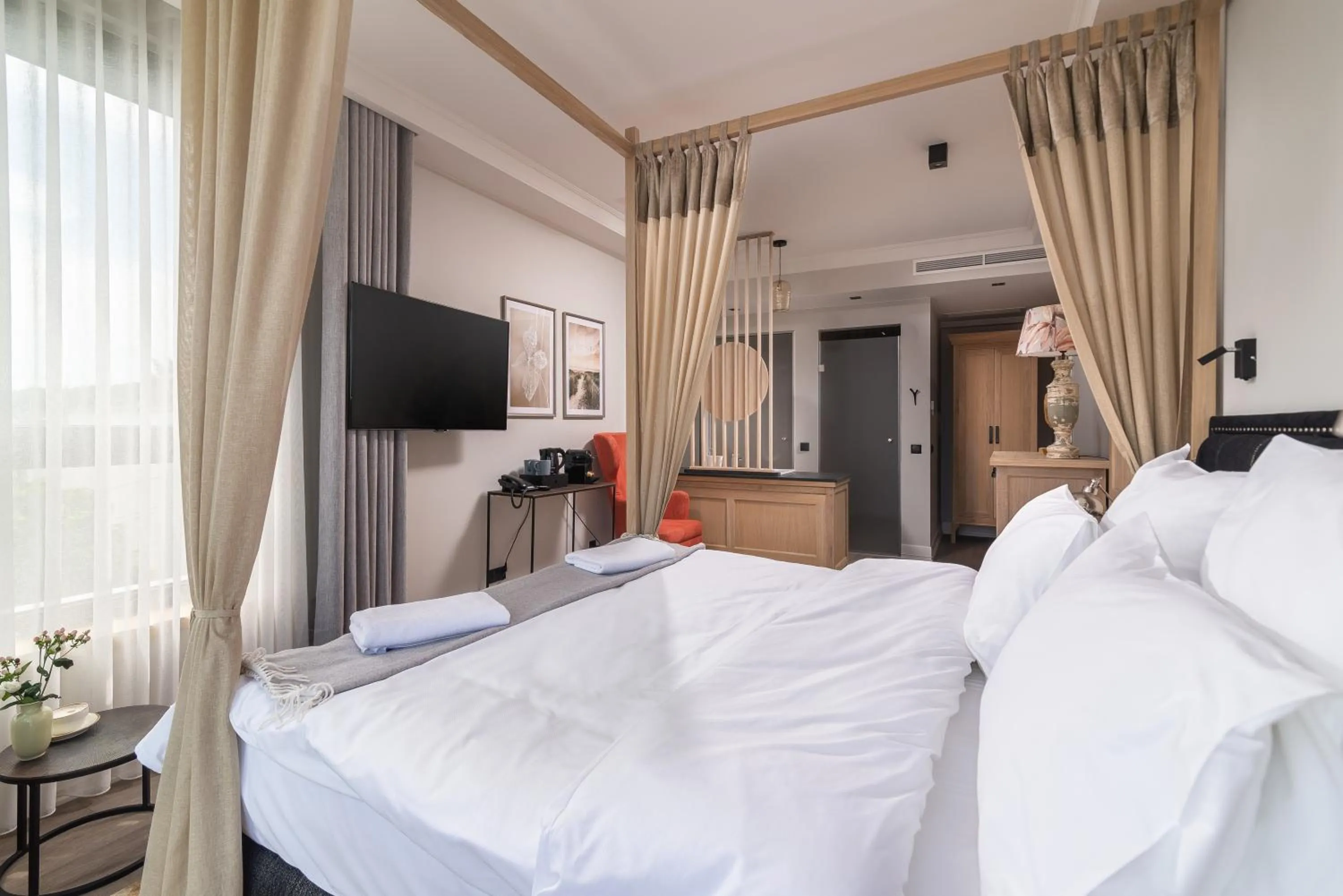 Bed in Moje Orłowo Boutique Bed & Breakfast - Adults Only