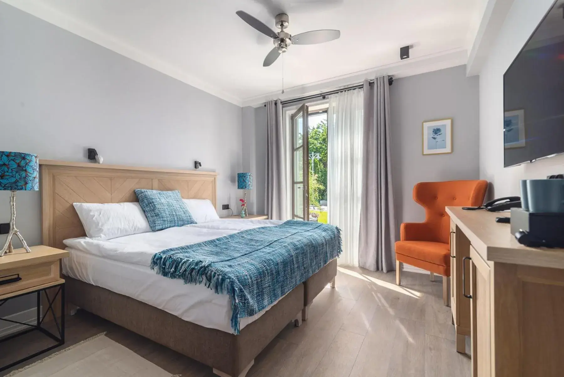 King Room with Garden View in Moje Orłowo Boutique Bed & Breakfast - Adults Only King Room with Garden View in Moje Orłowo Boutique Bed & Breakfast - Adults Only