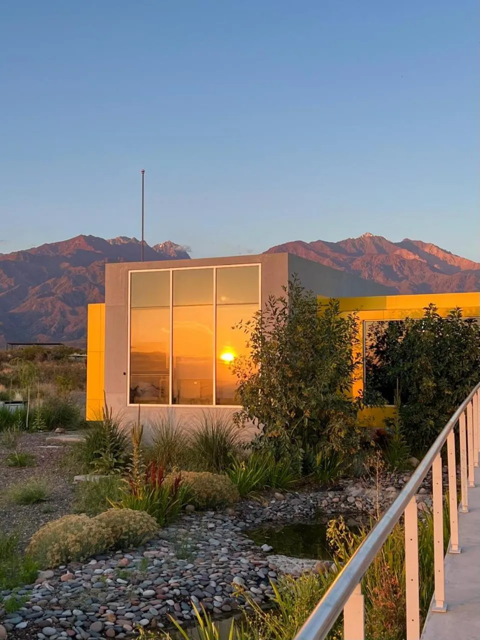 Facade/entrance in Casa de Uco Vineyards and Wine Resort