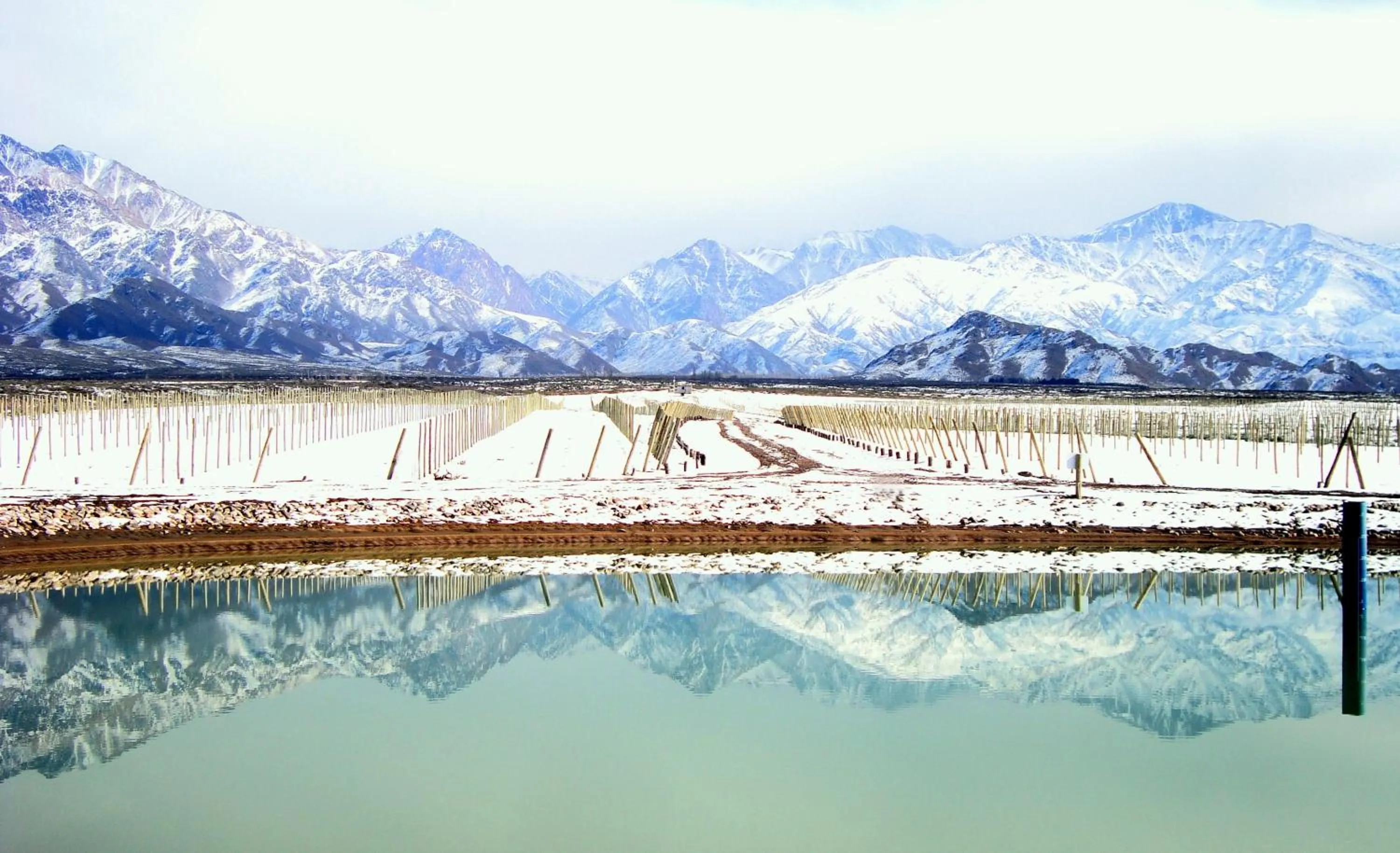 Natural landscape in Casa de Uco Vineyards and Wine Resort