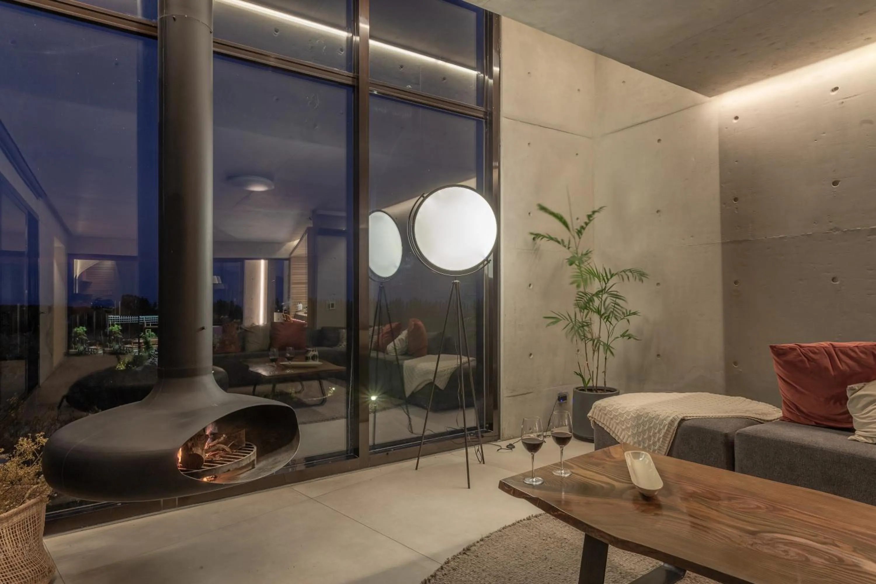 Living room in Casa de Uco Vineyards and Wine Resort