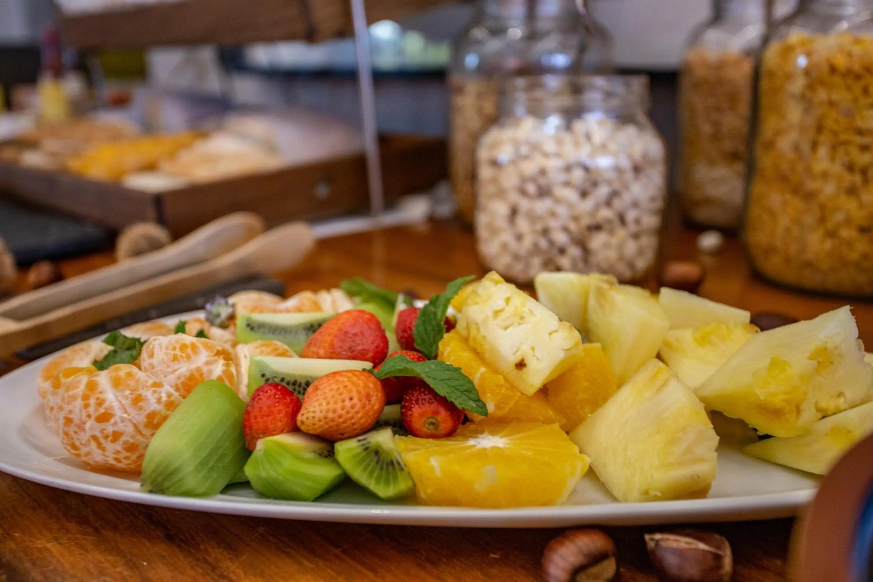 Buffet breakfast in Casa de Uco Vineyards and Wine Resort