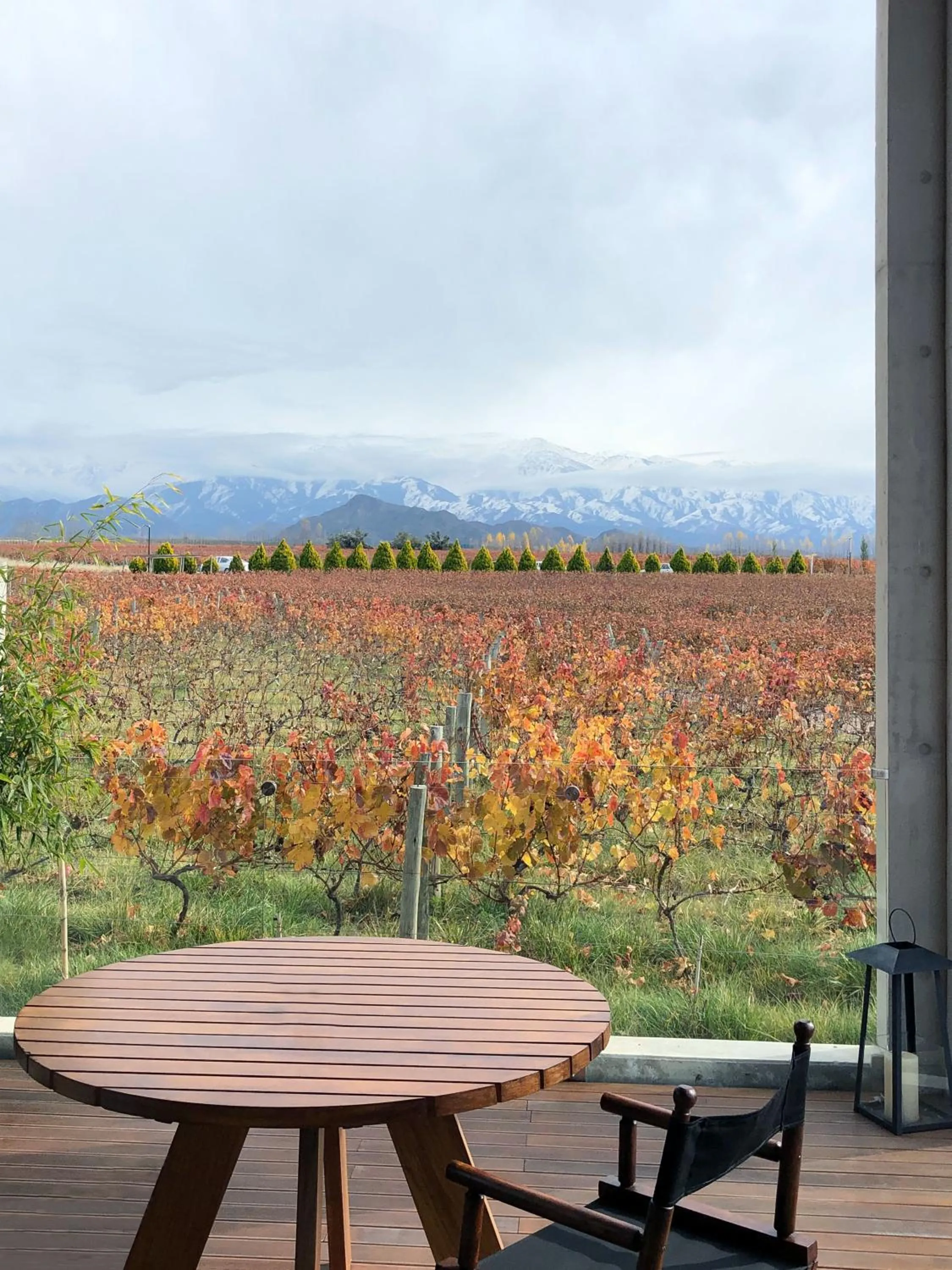 Balcony/Terrace in Casa de Uco Vineyards and Wine Resort