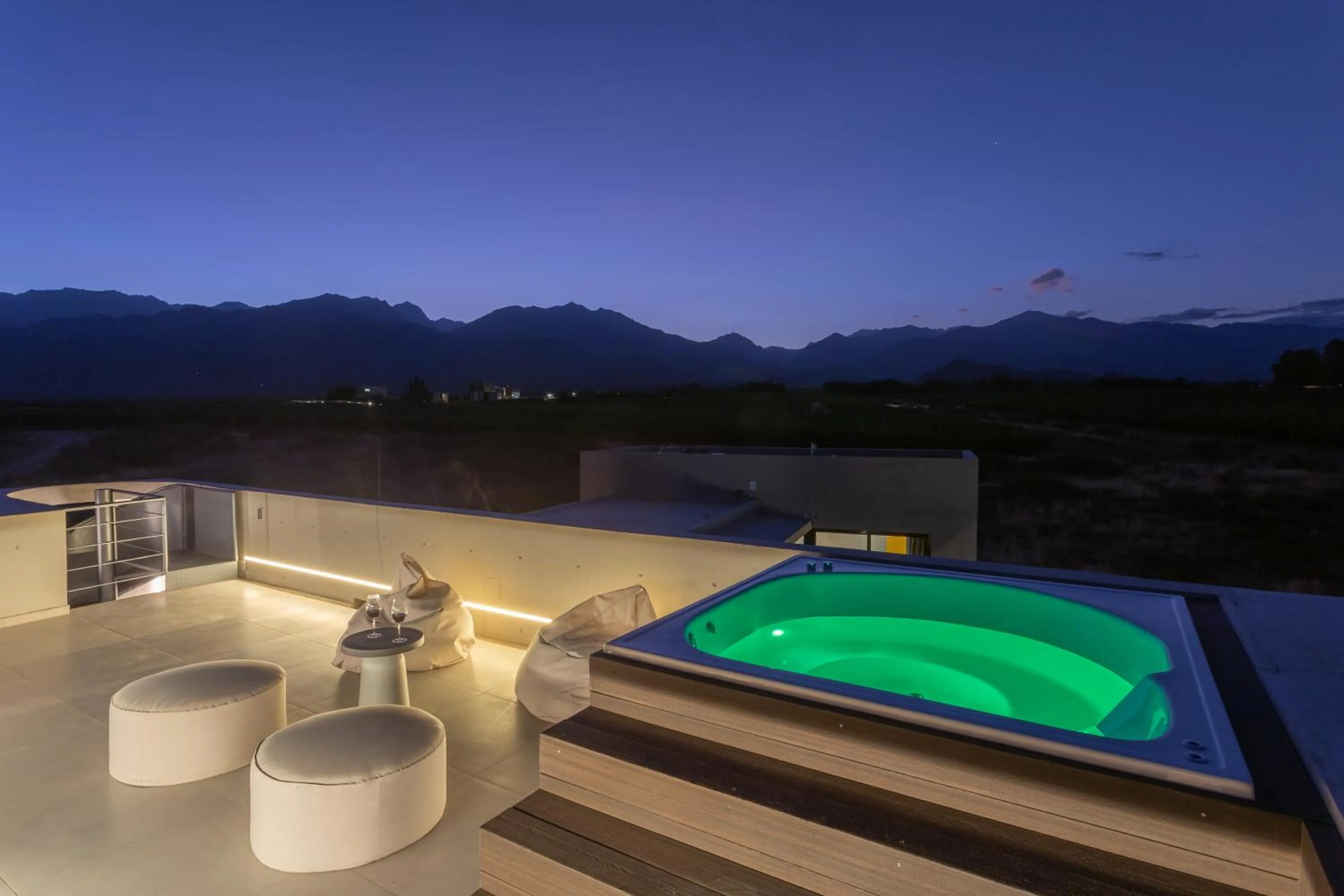 Balcony/Terrace in Casa de Uco Vineyards and Wine Resort