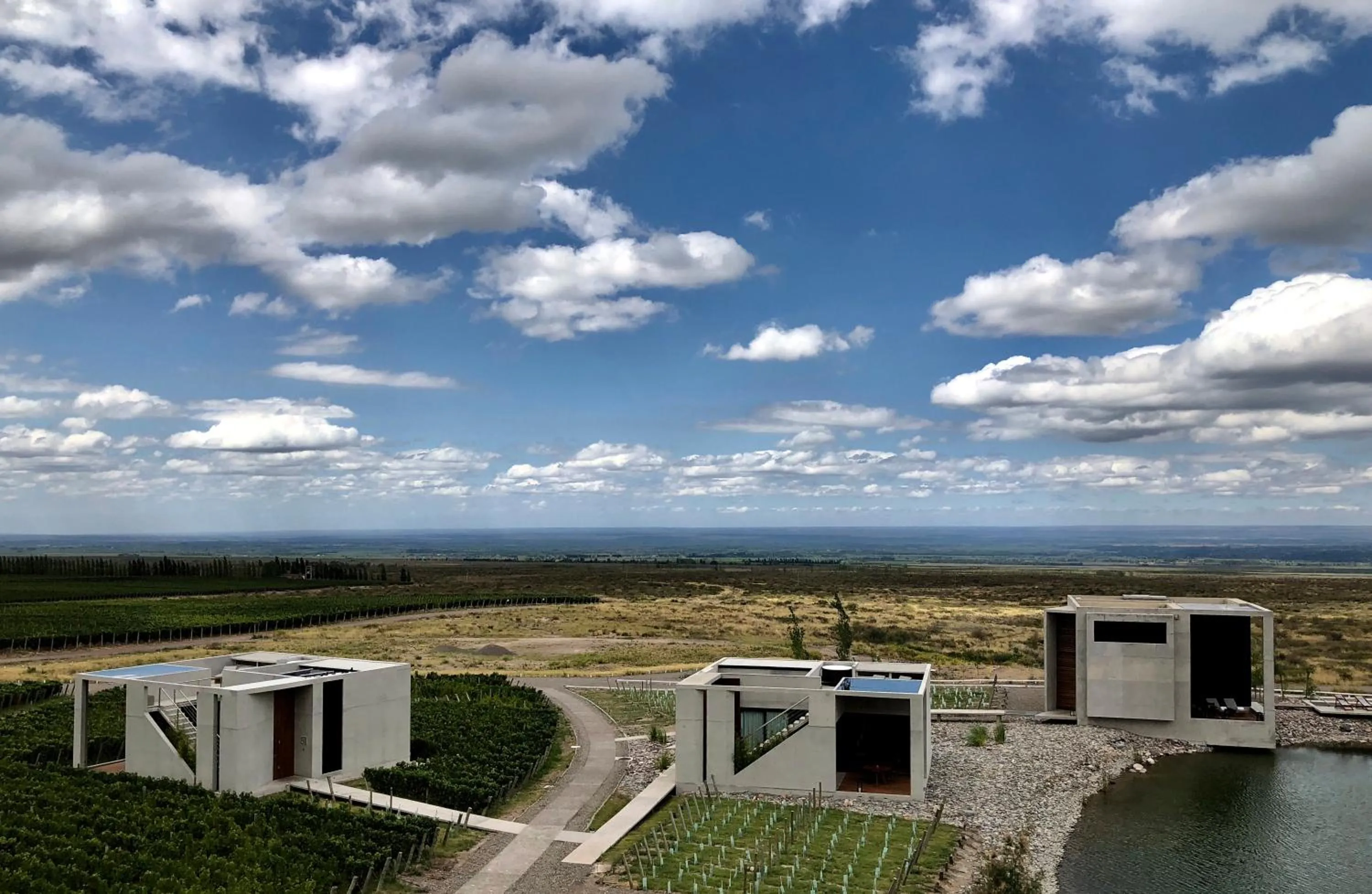 Natural landscape in Casa de Uco Vineyards and Wine Resort