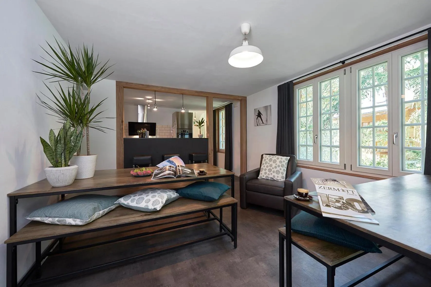 Communal kitchen in Chalet Turbina