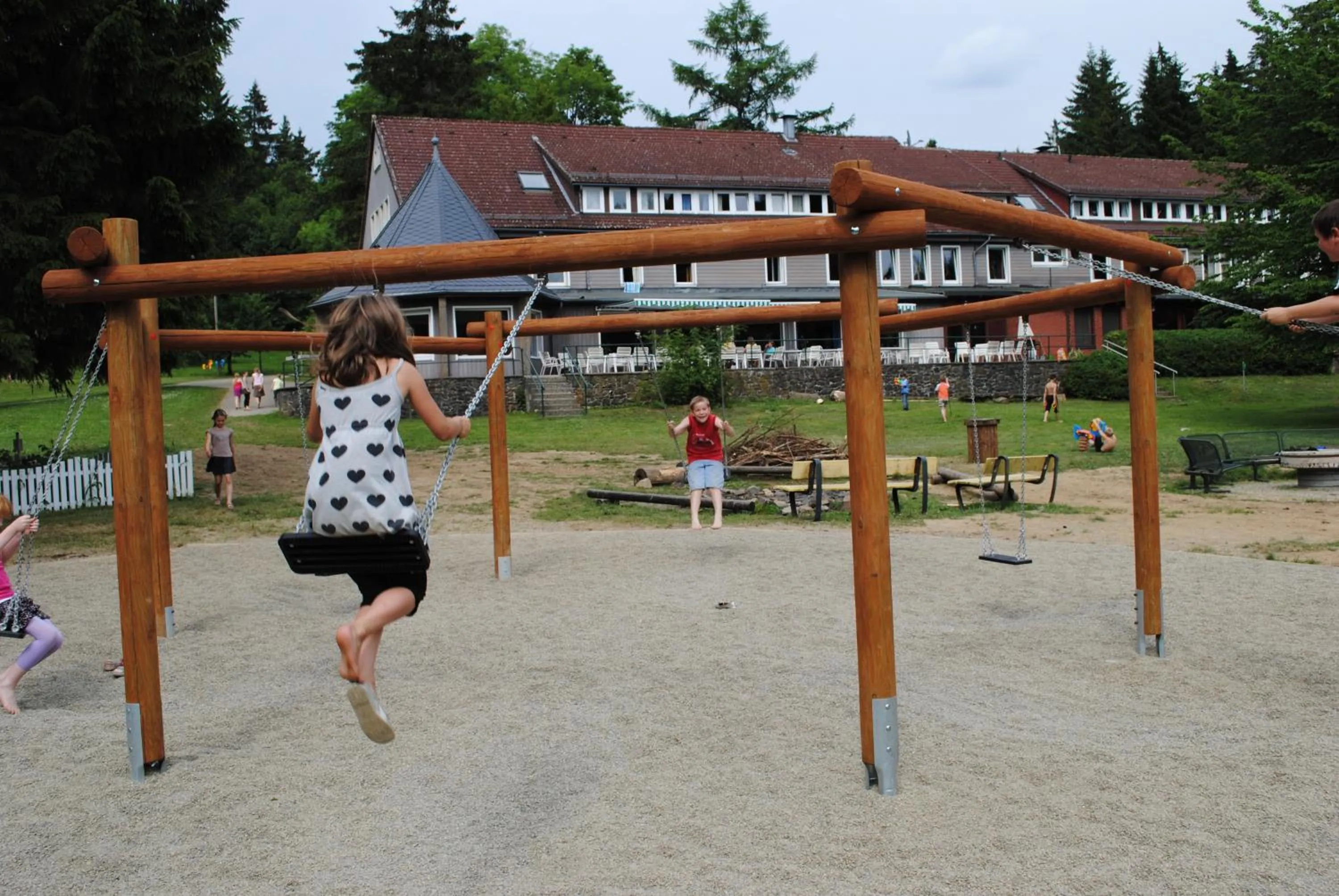 Children play ground in Flambacher Mühle