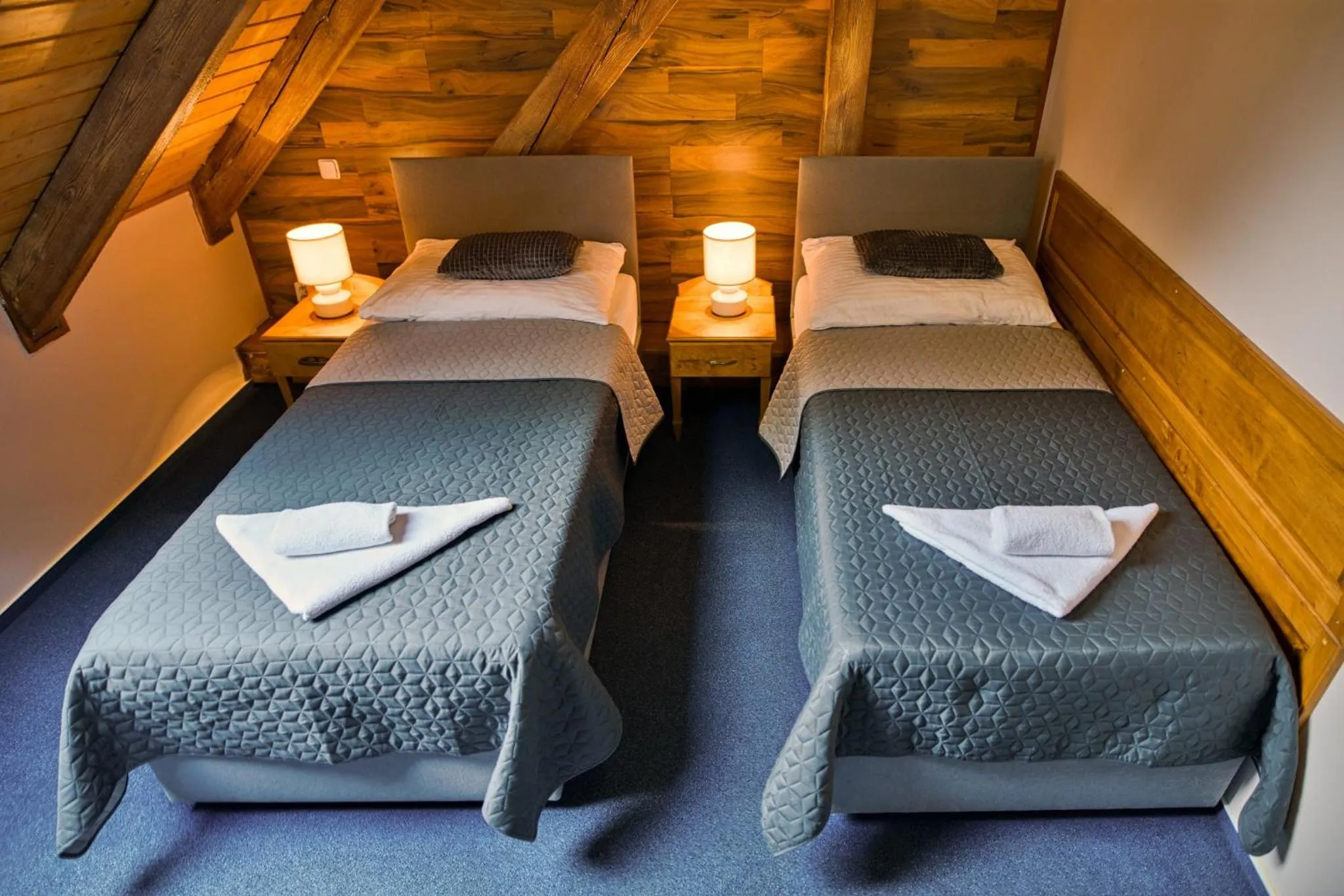 Bed in Hotel U Lípy