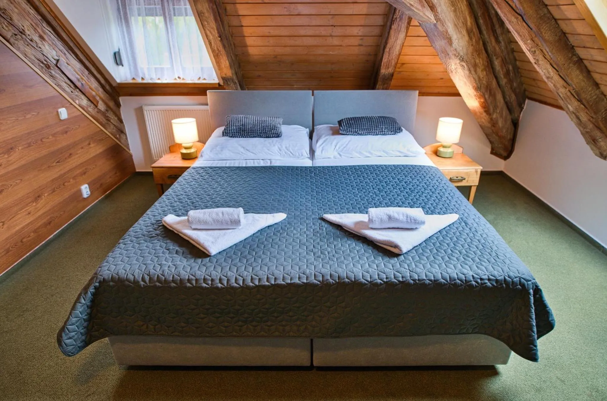 Bed in Hotel U Lípy