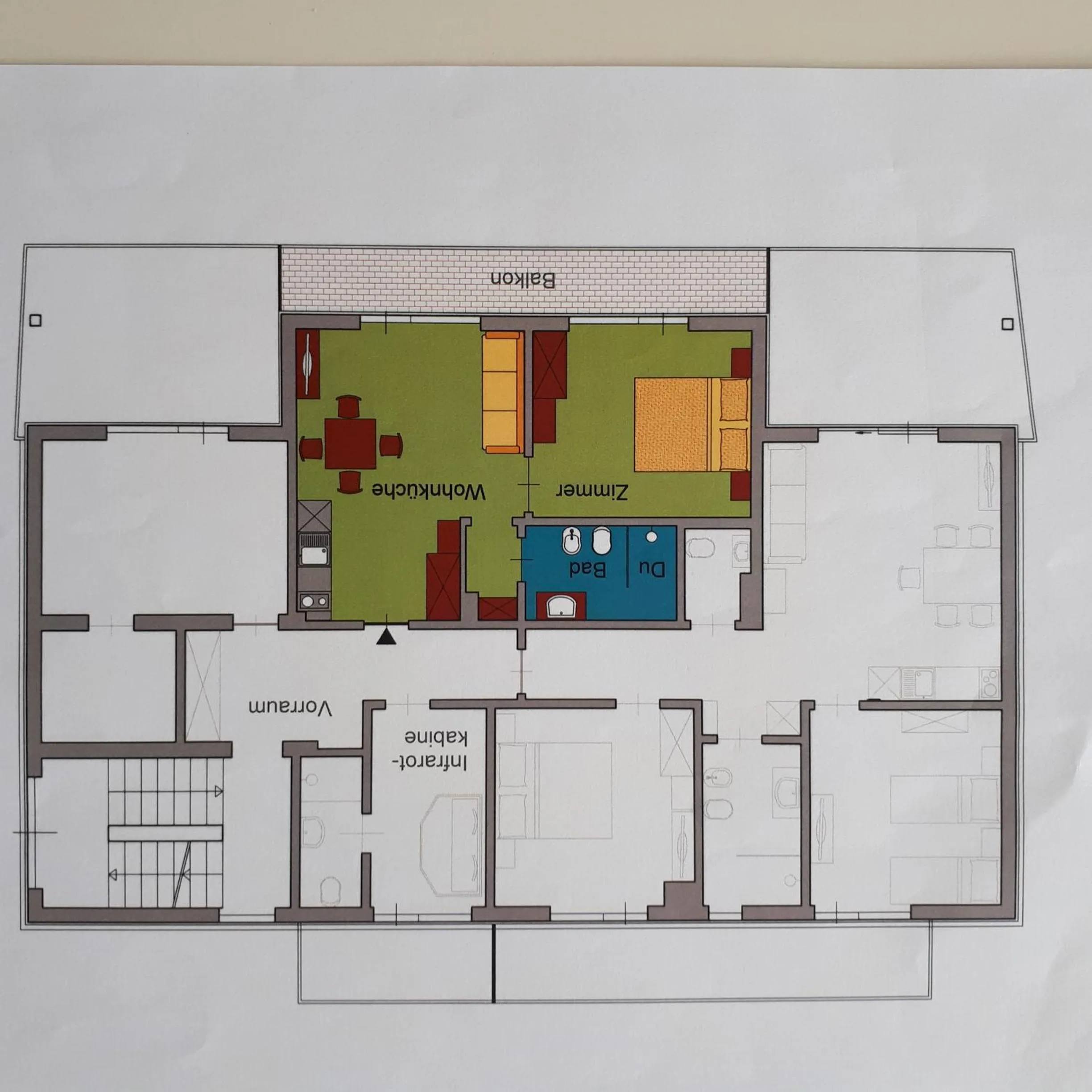 Floor plan in Haus Christian