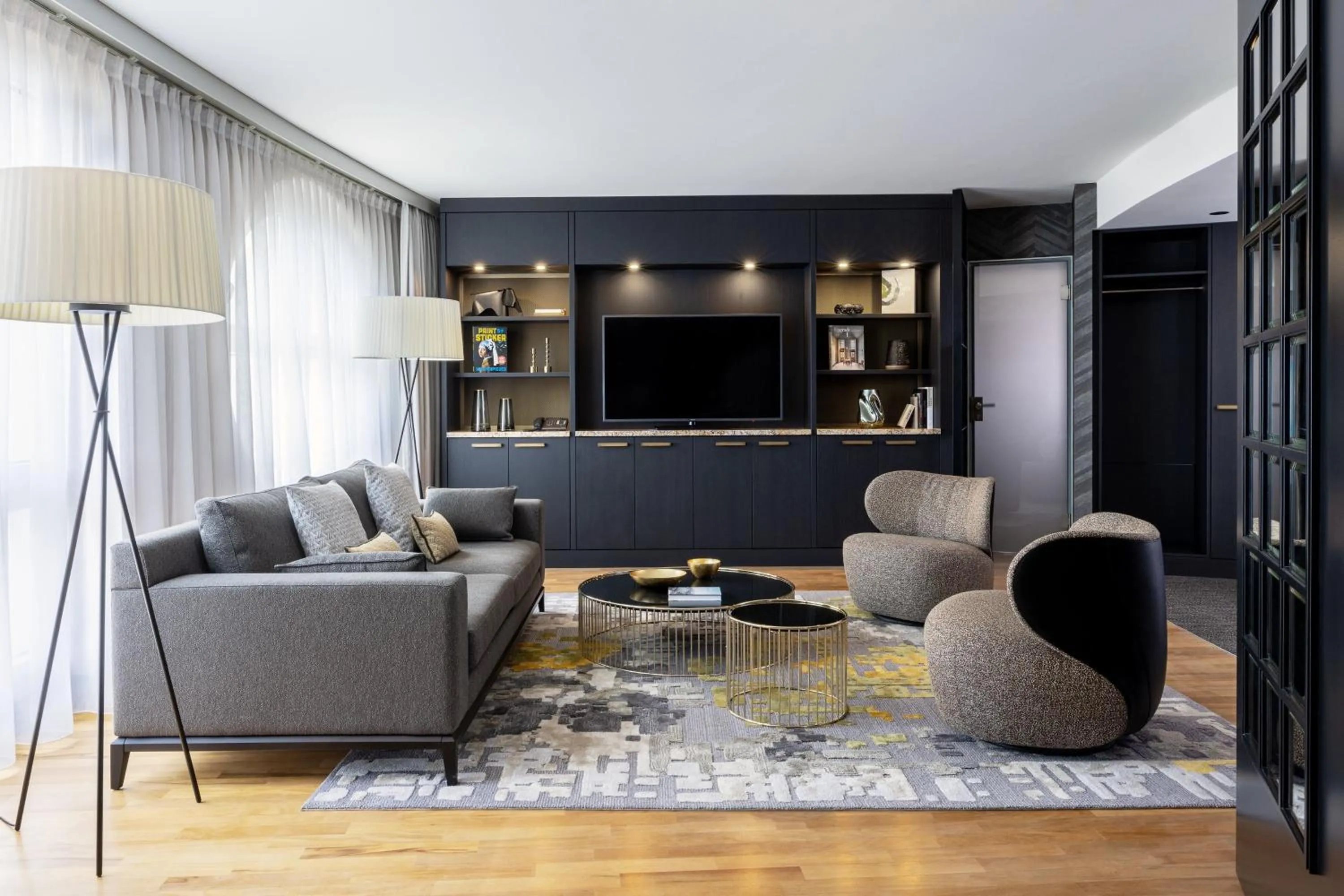 Bedroom in Basel Marriott Hotel