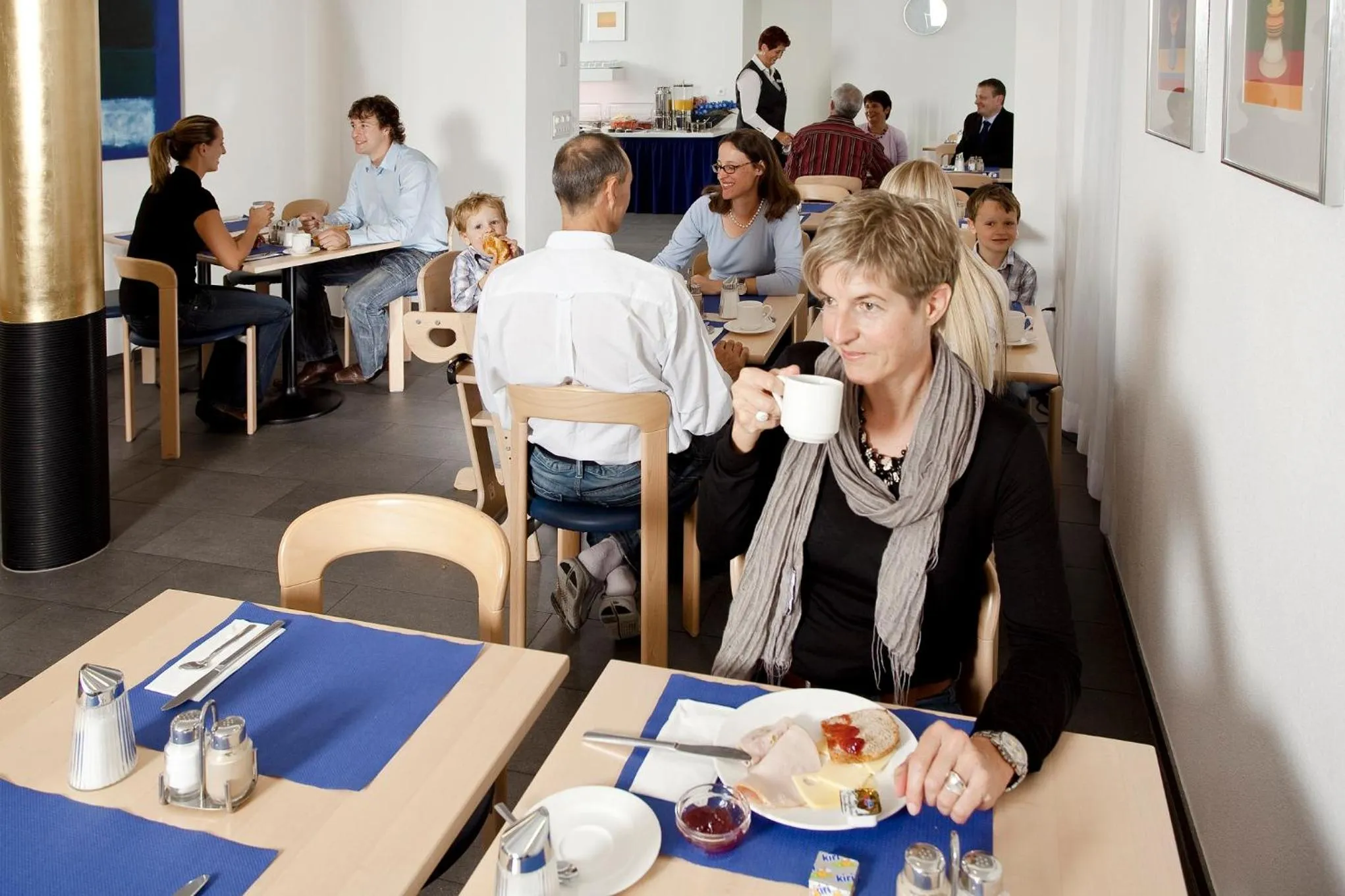 Continental breakfast in Hotel Bristol Zurich