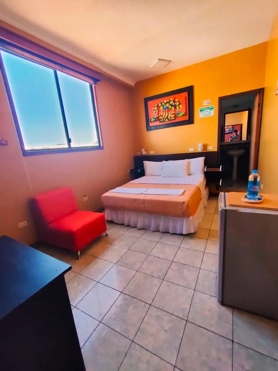 Bed in Hotel Los Algarrobos