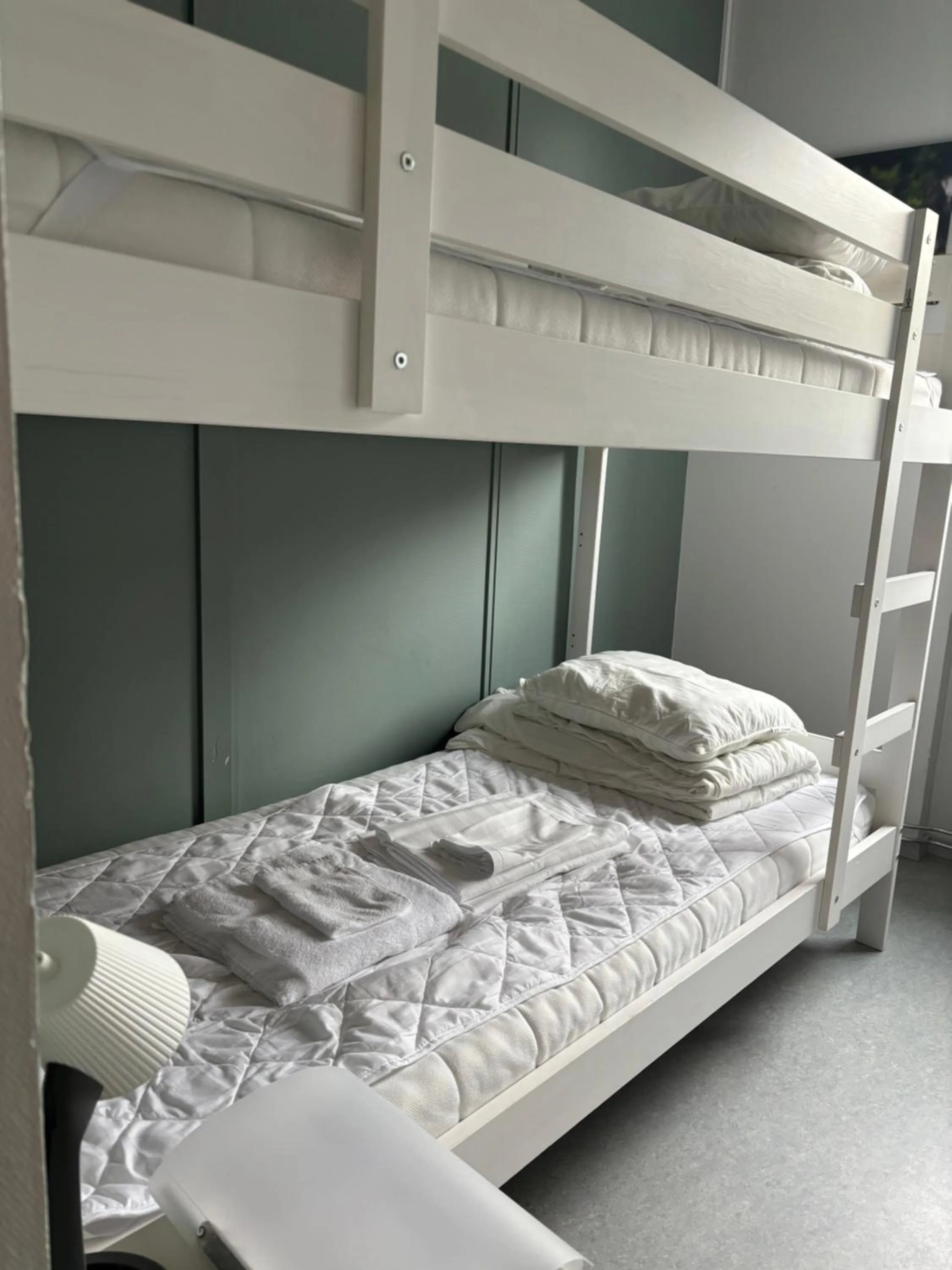 Bed in Broholm Bed&Breakfast