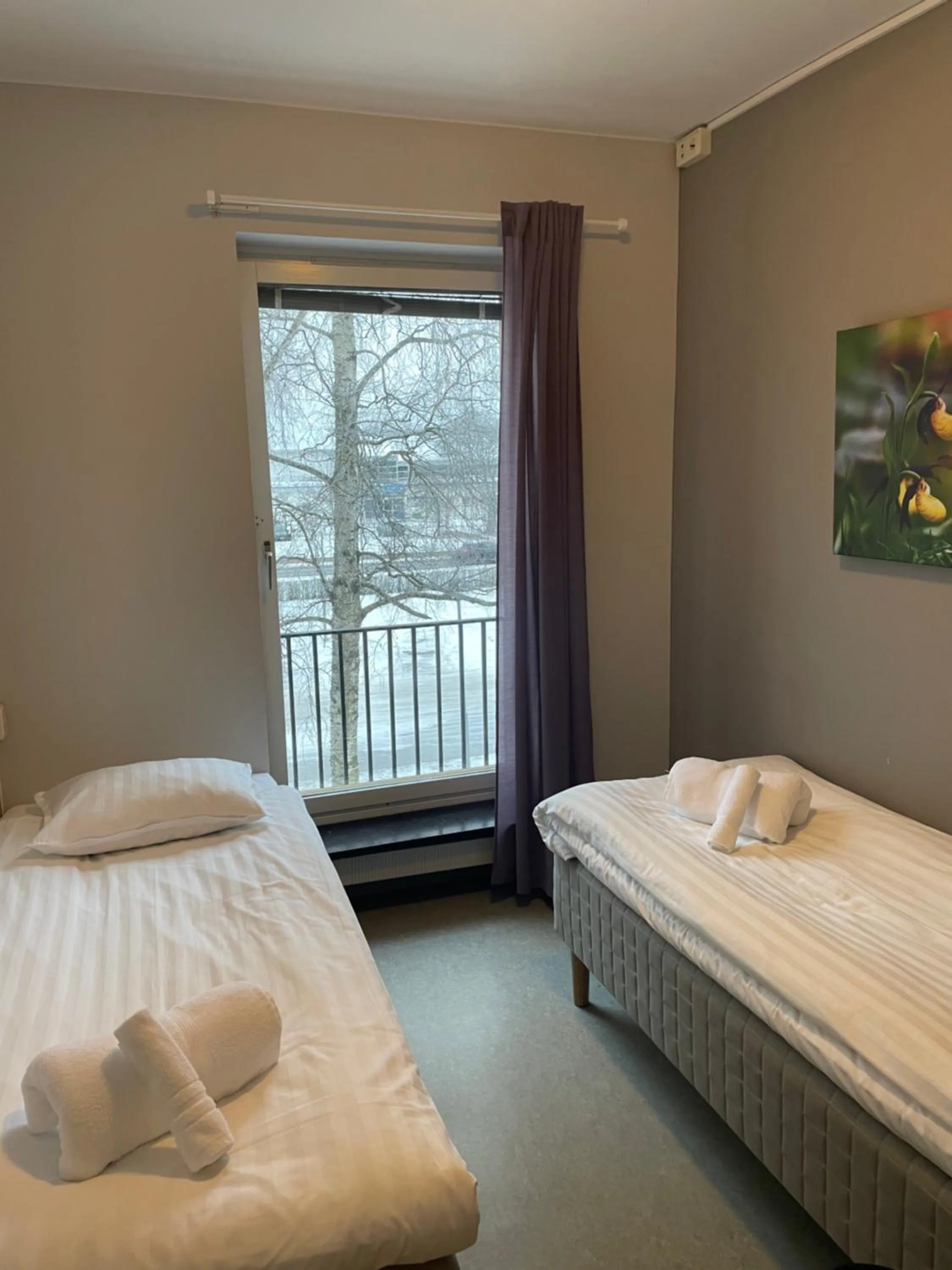 Bed in Broholm Bed&Breakfast