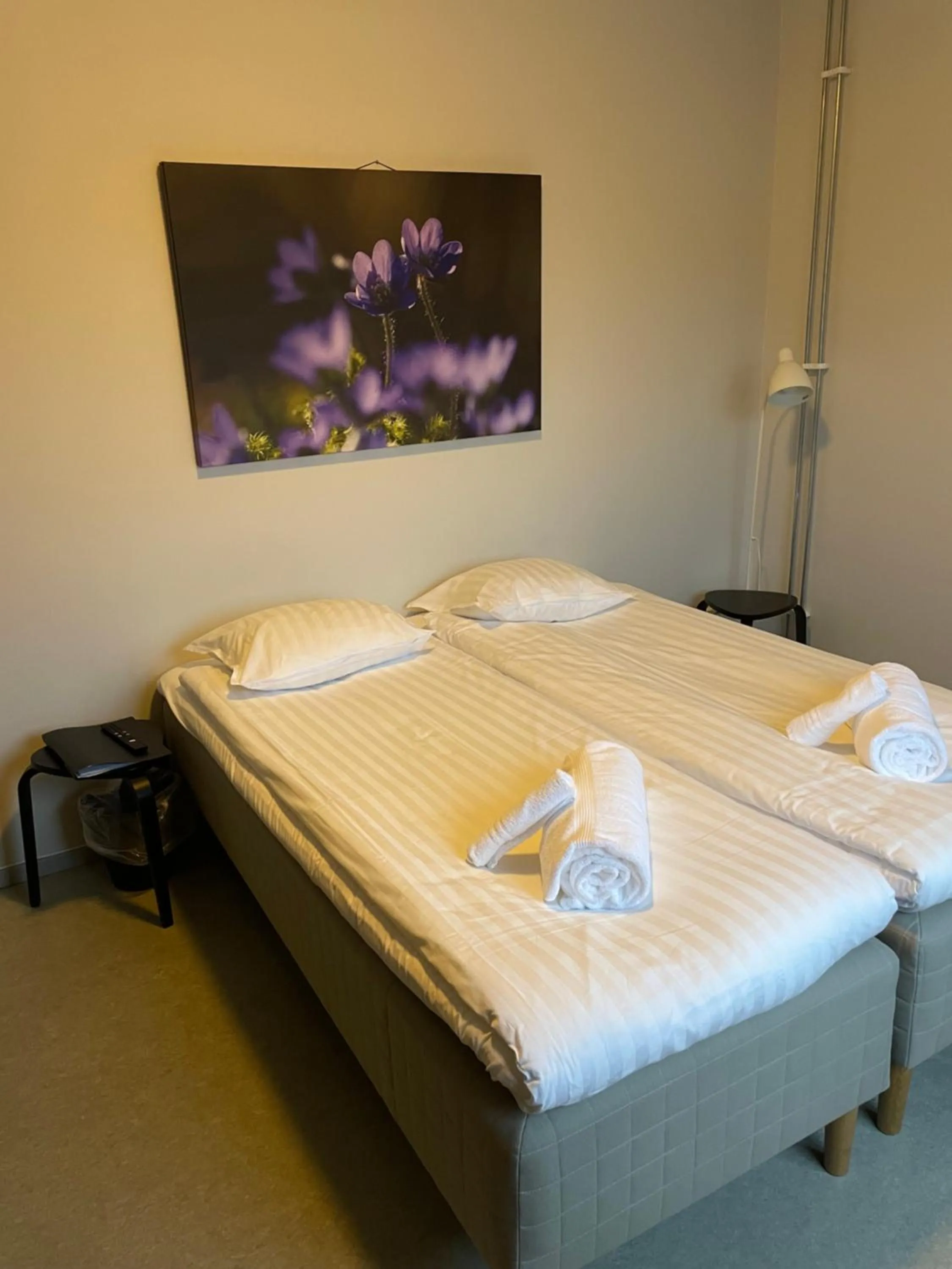 Bed in Broholm Bed&Breakfast