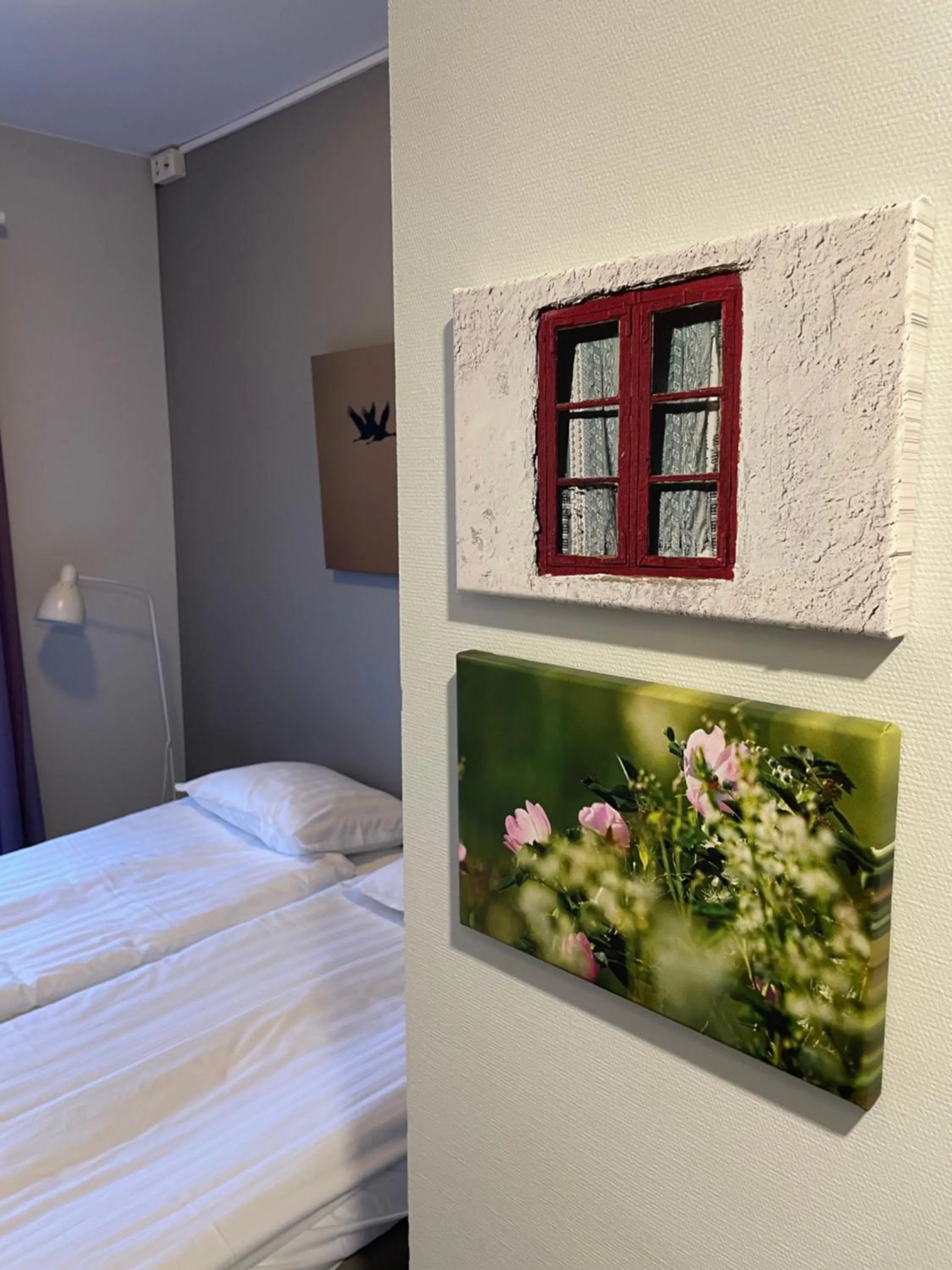 Bed in Broholm Bed&Breakfast