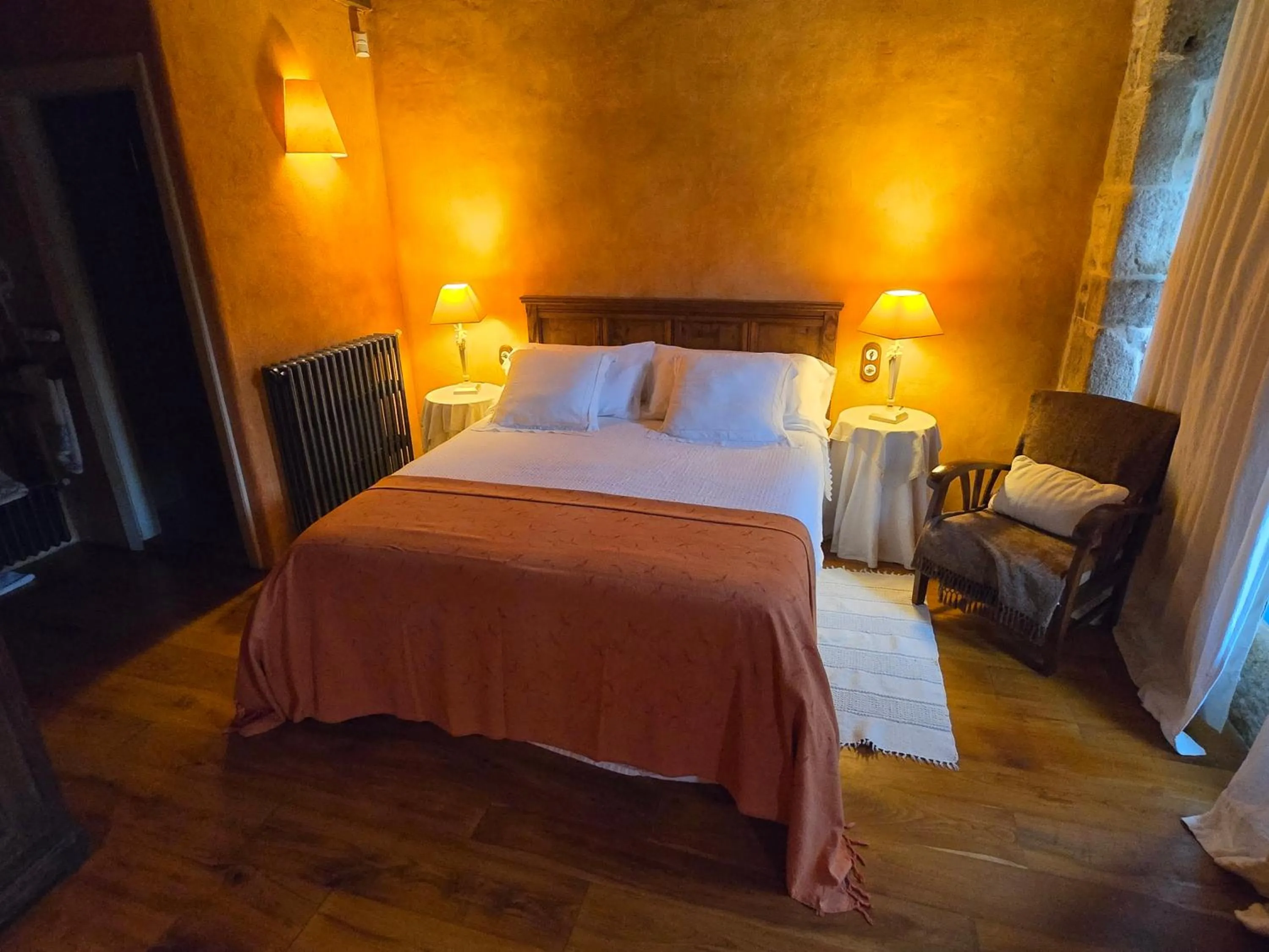 Bed in Casa do Castelo de Andrade