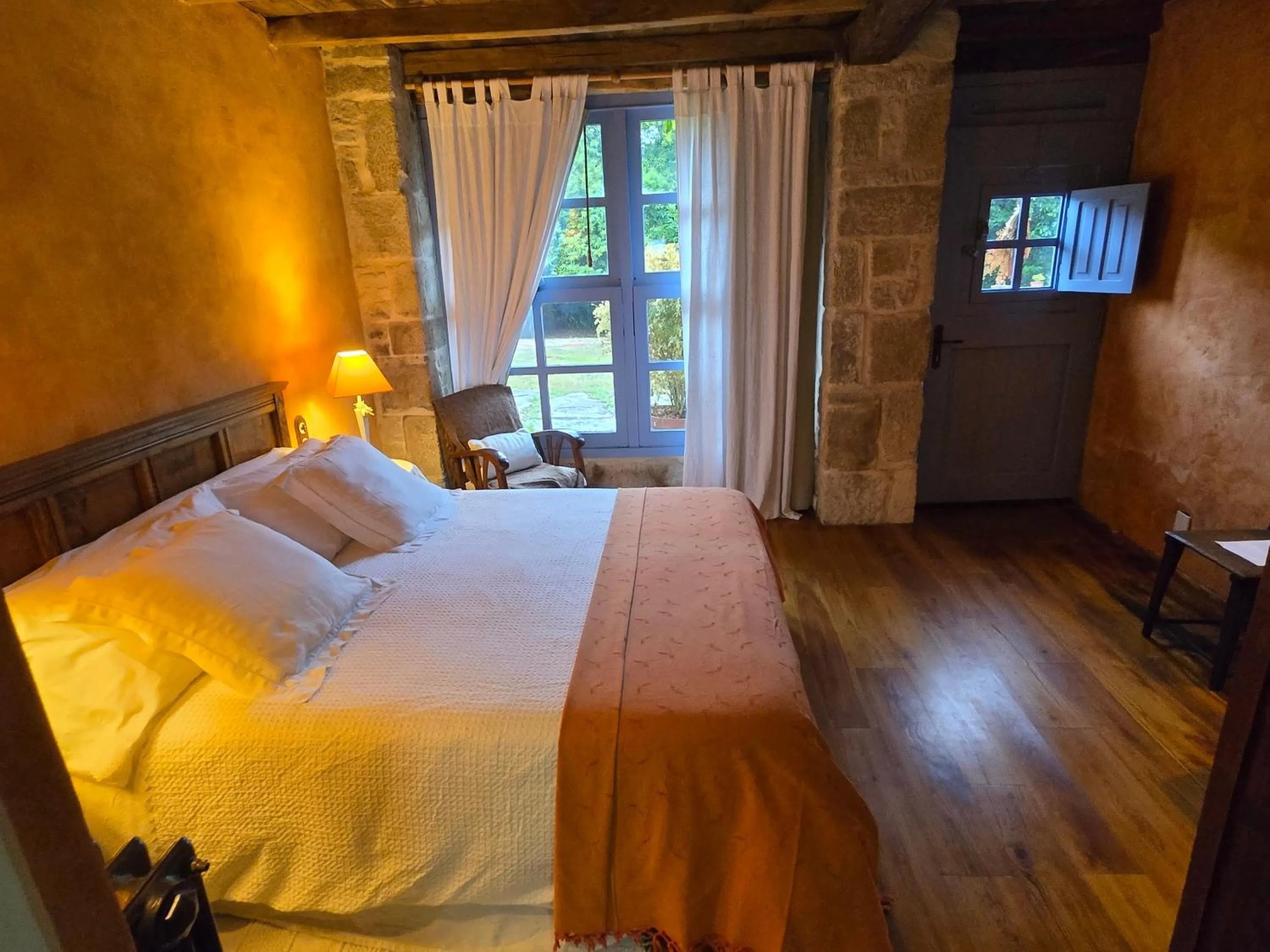 Bed in Casa do Castelo de Andrade