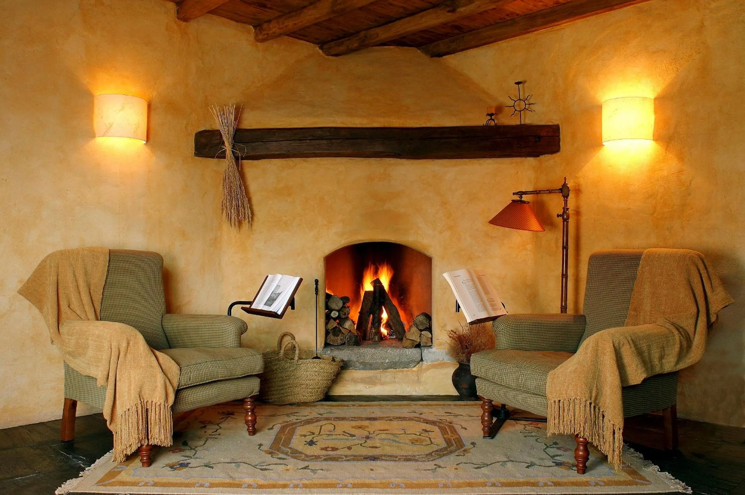 Seating area in Casa do Castelo de Andrade