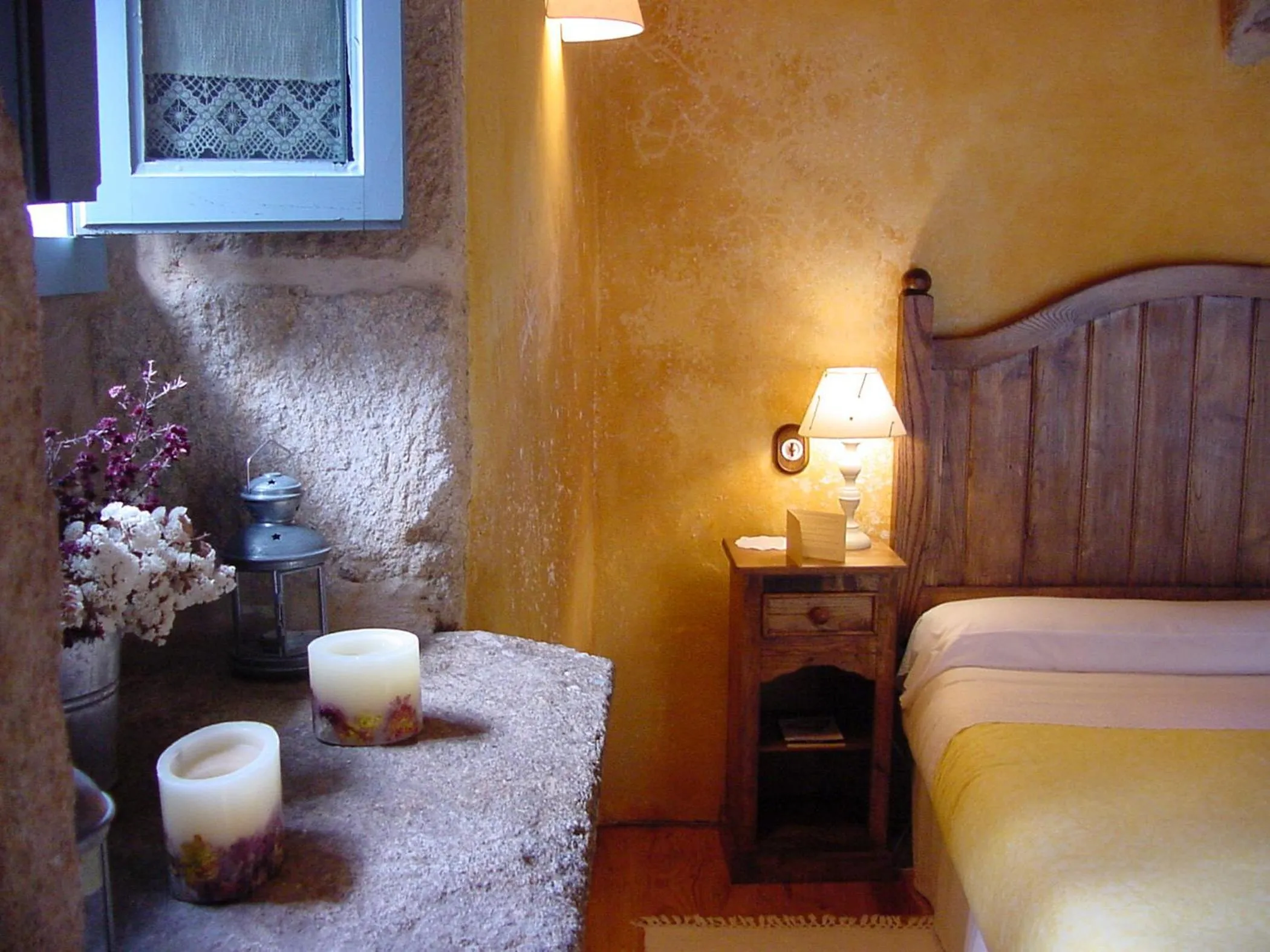 Decorative detail, Bed in Casa do Castelo de Andrade