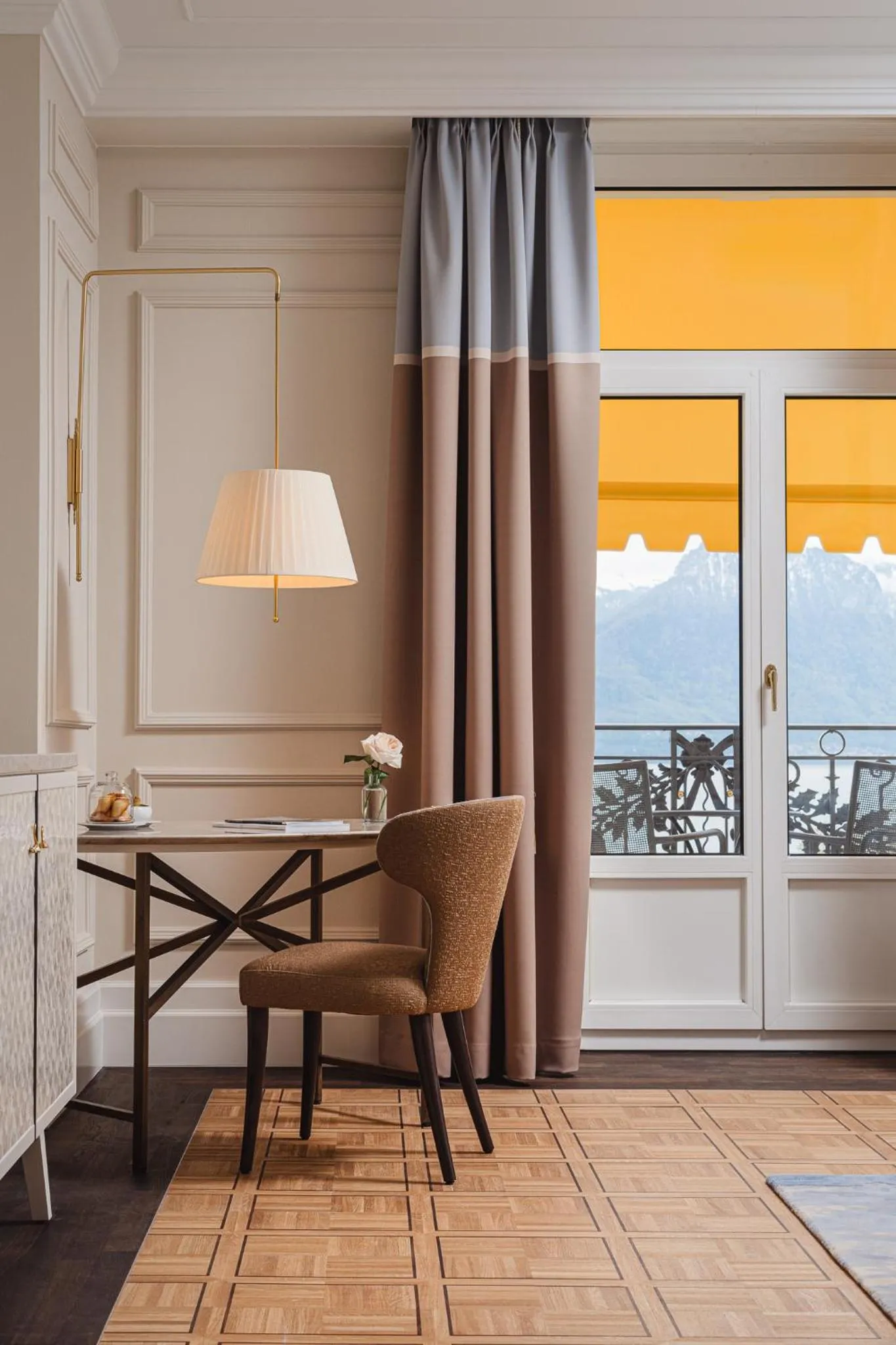 Decorative detail in Fairmont Le Montreux Palace