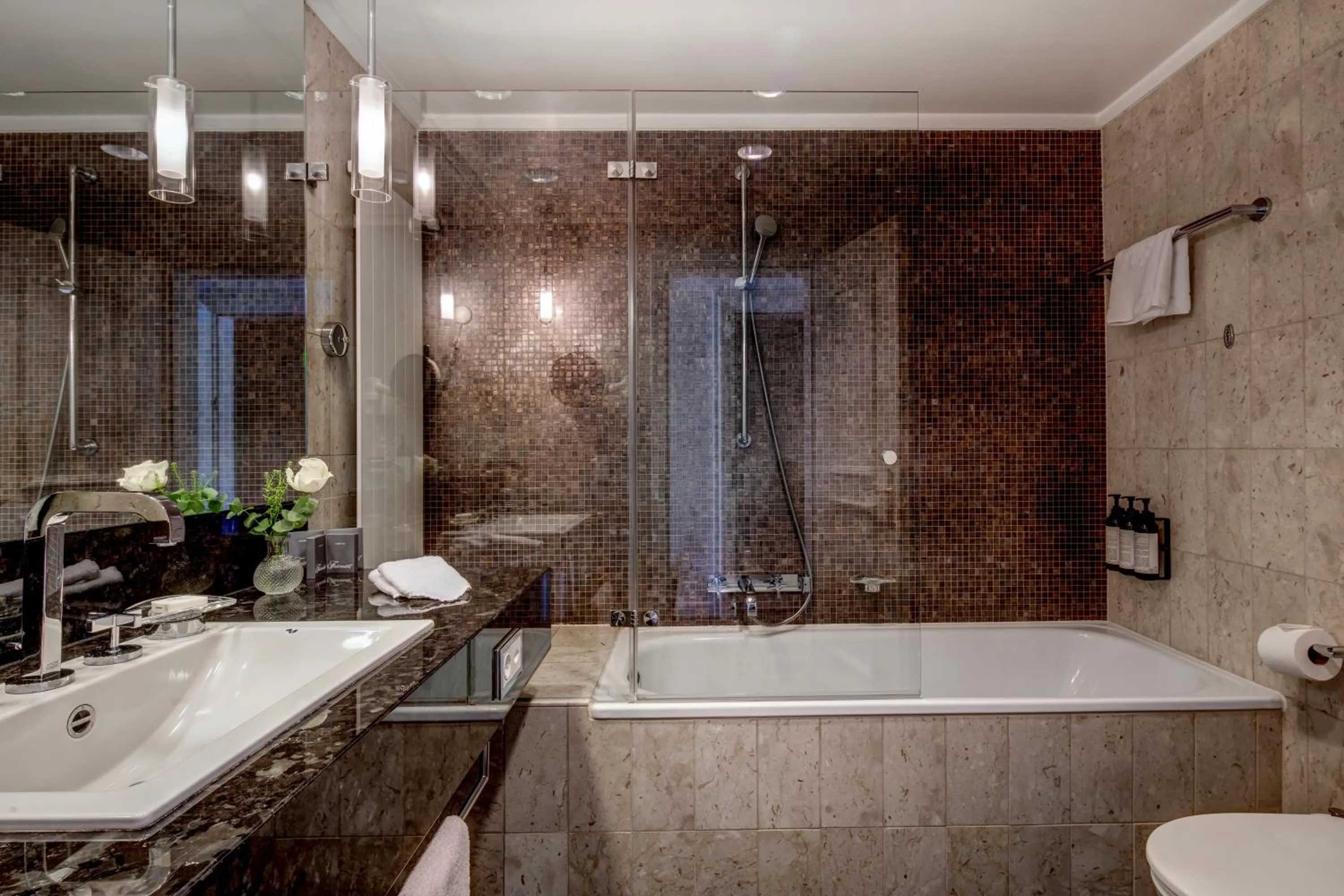 Bathroom in Fairmont Le Montreux Palace