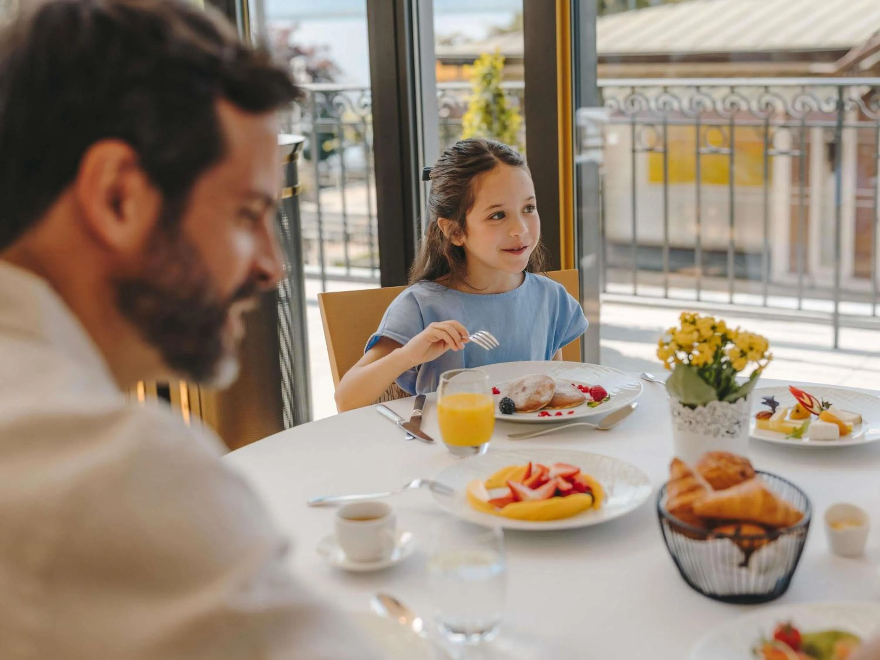 Breakfast in Fairmont Le Montreux Palace