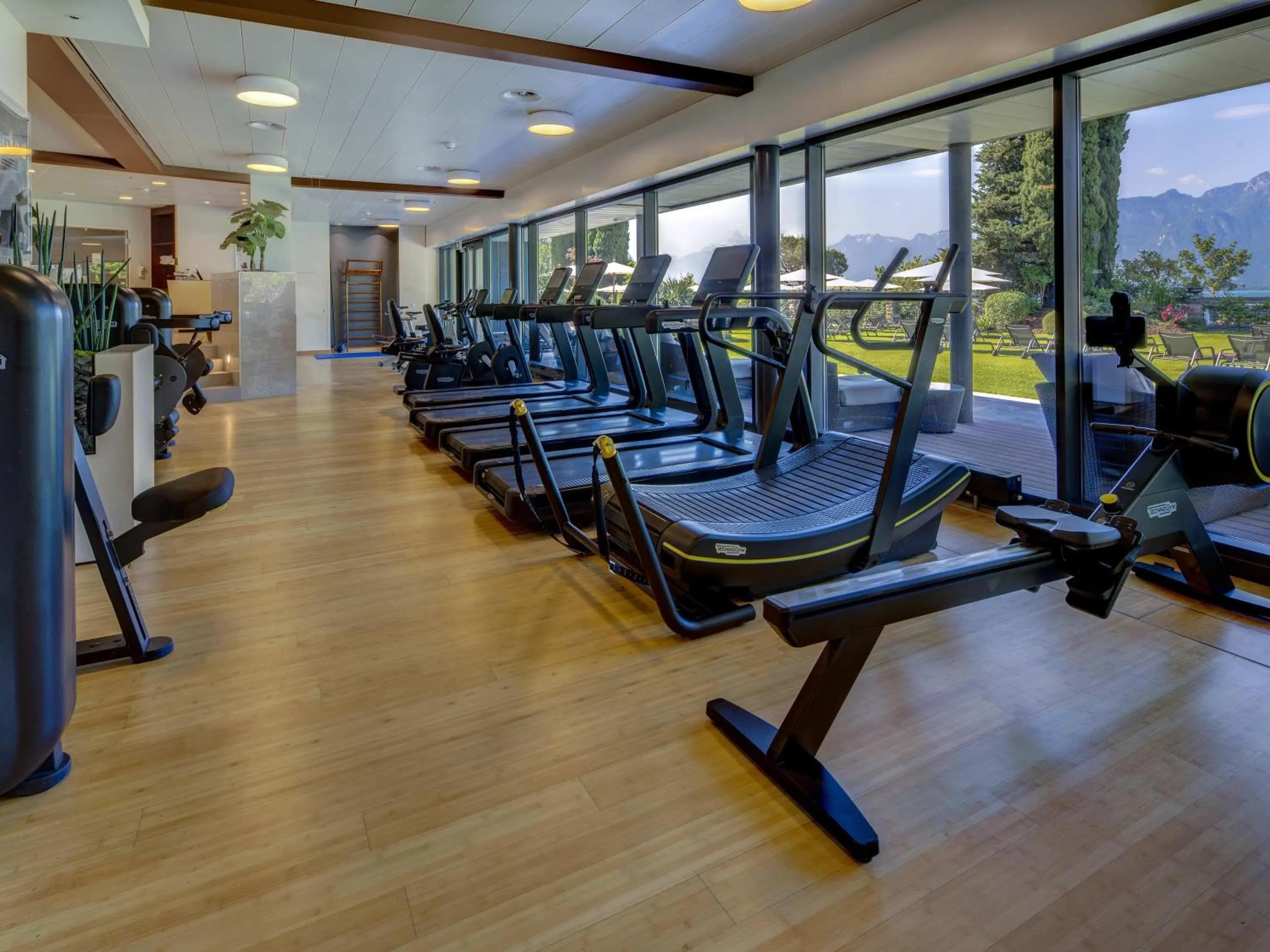 Fitness centre/facilities in Fairmont Le Montreux Palace