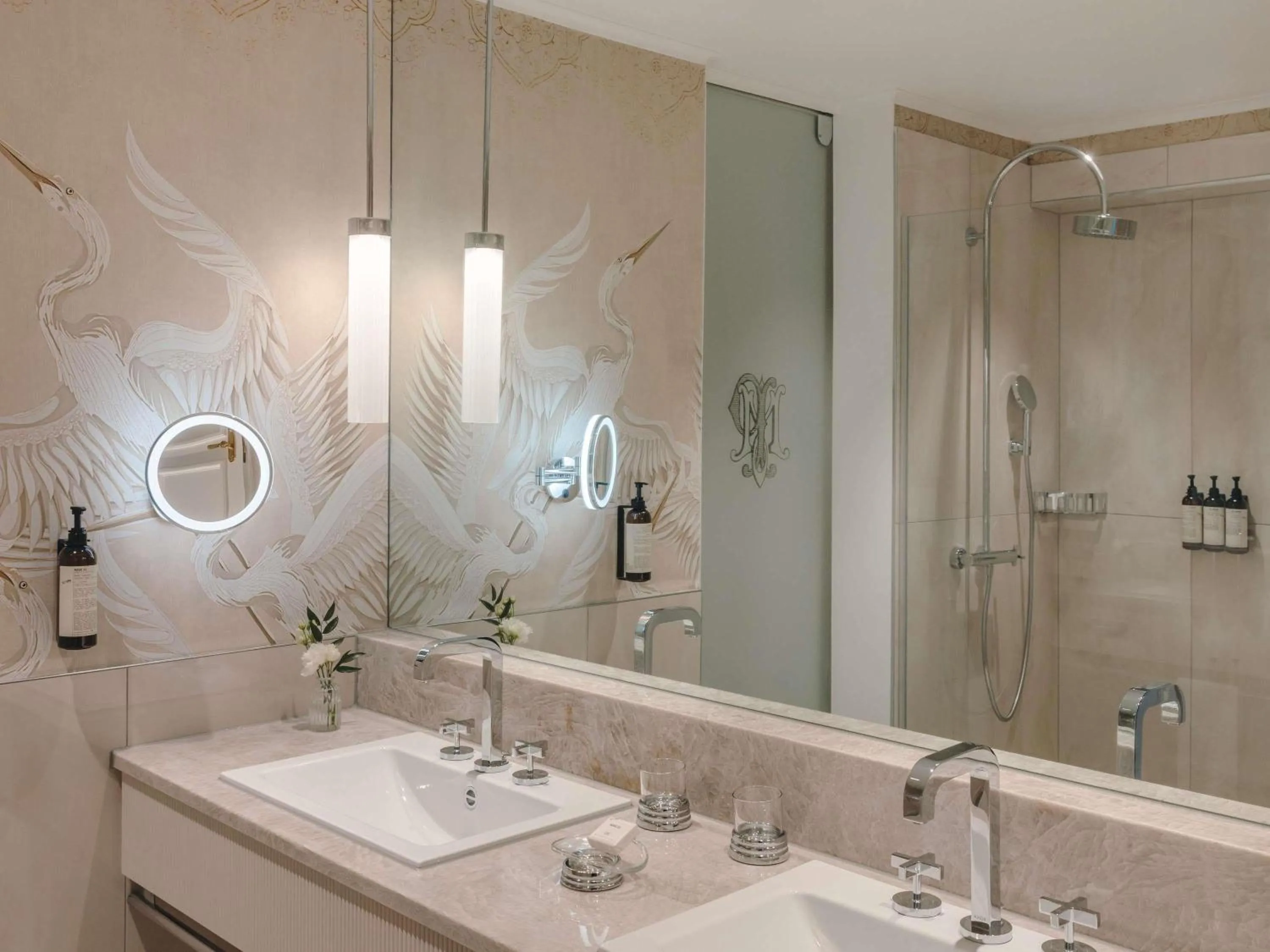 Bedroom in Fairmont Le Montreux Palace