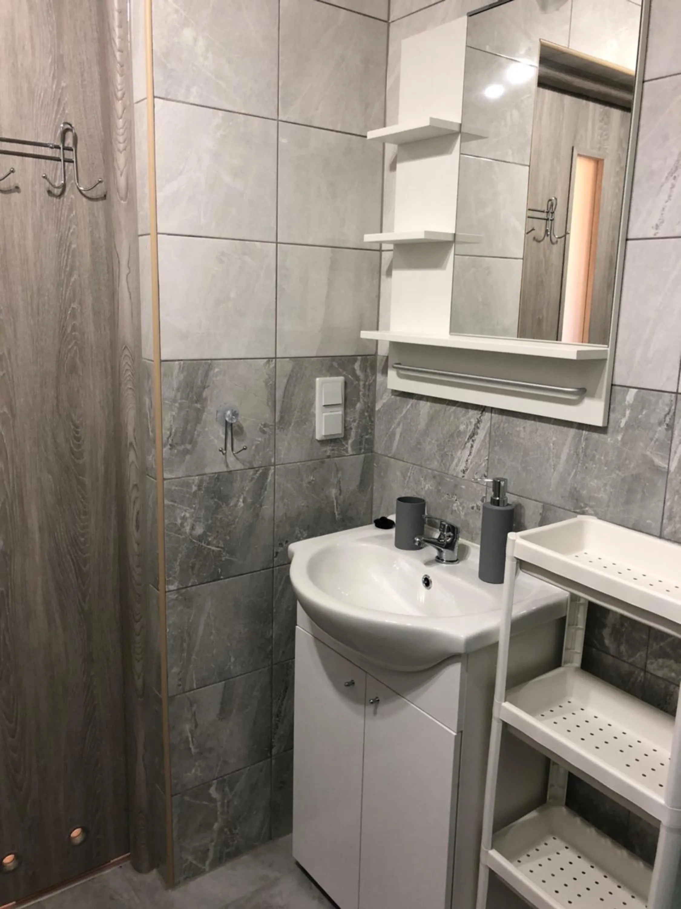 Bathroom in Domki Hippalos Jarosławiec