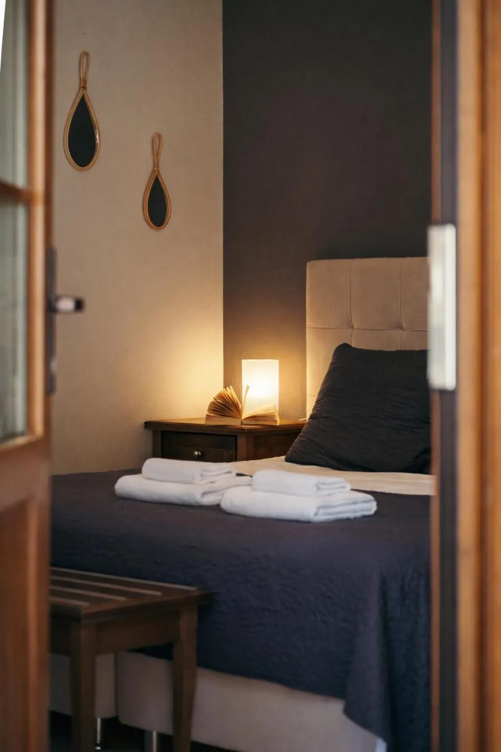 Bedroom, Bed in Villa Fotini