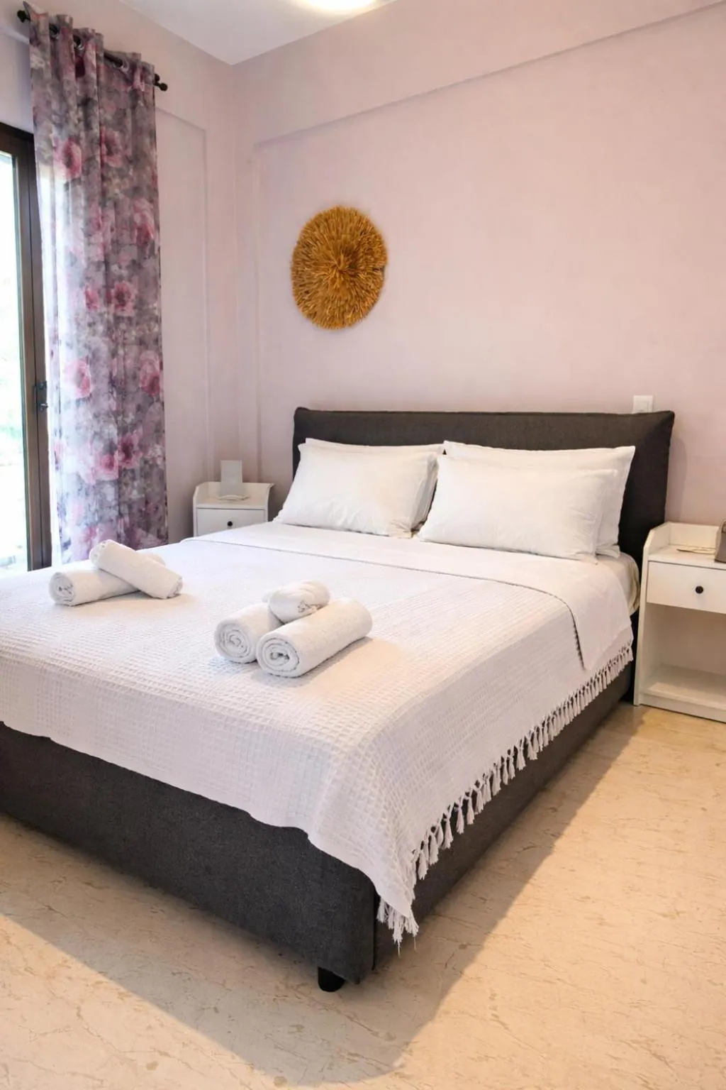 Bedroom, Bed in Villa Fotini