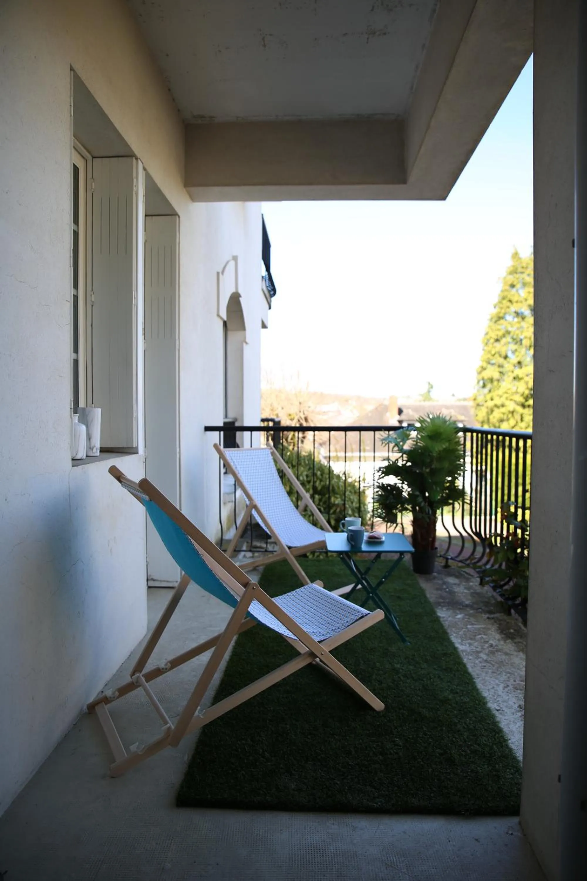 Balcony/Terrace in Aux Portes du Château