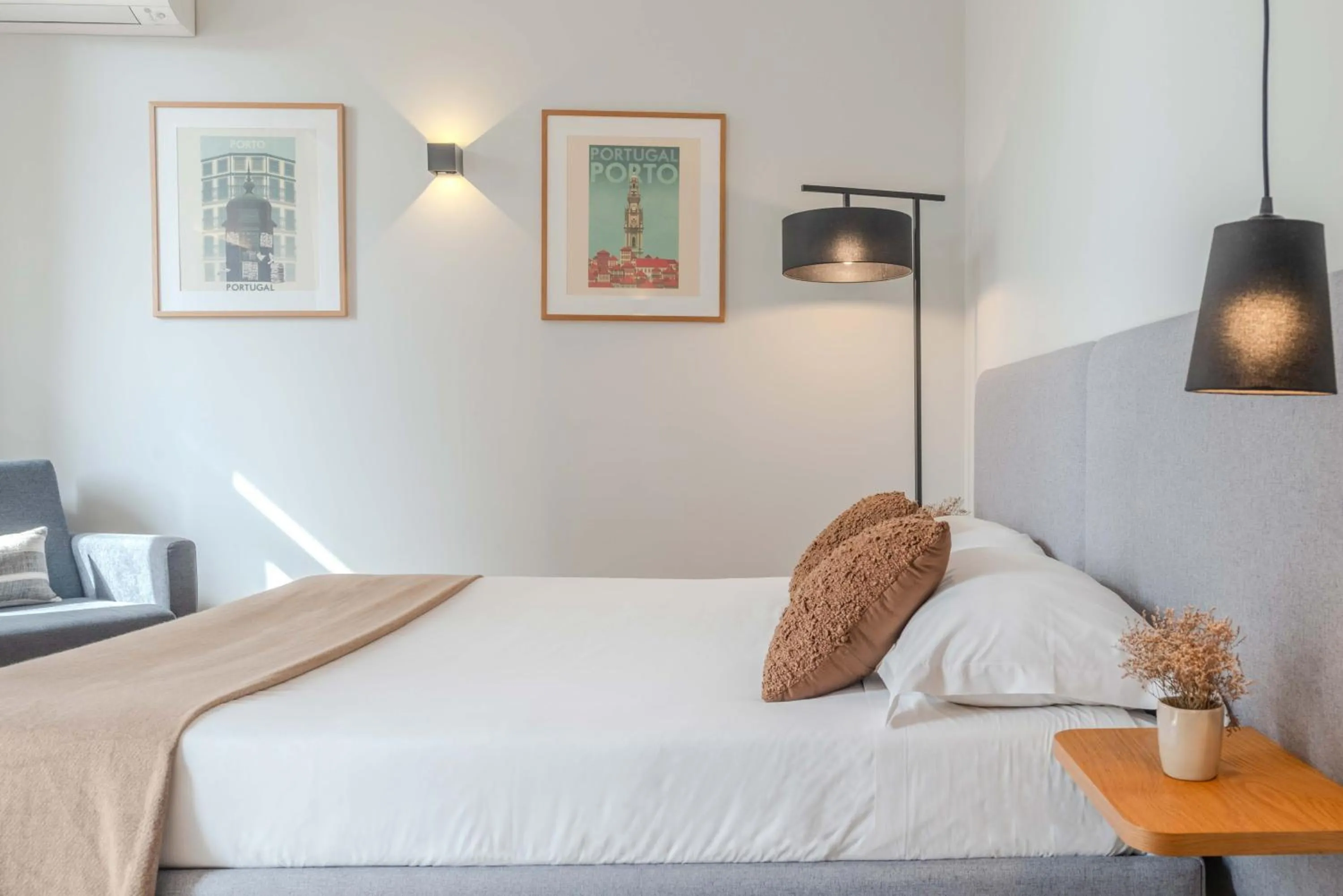 Bed in Uma Formosa Apartments