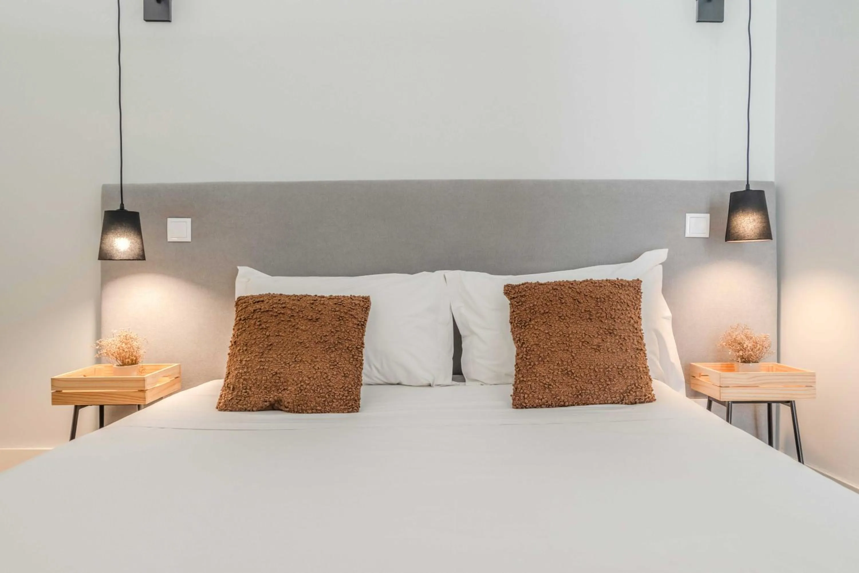 Bed in Uma Formosa Apartments