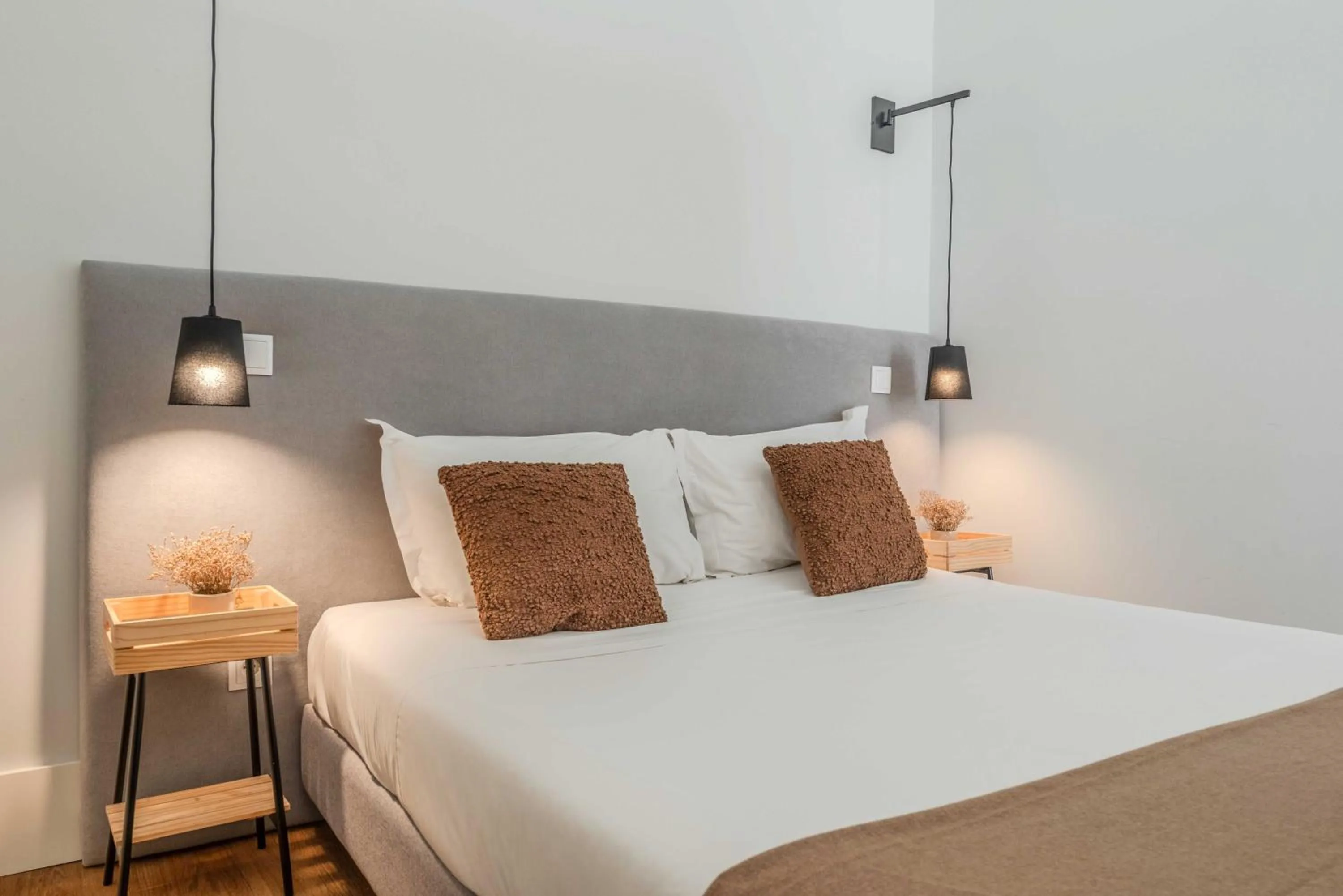 Bed in Uma Formosa Apartments