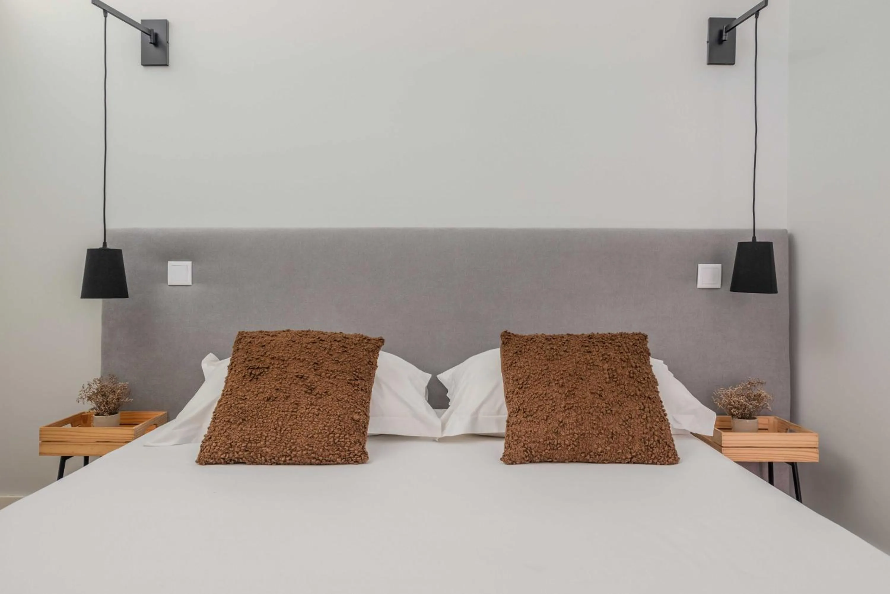 Bed in Uma Formosa Apartments