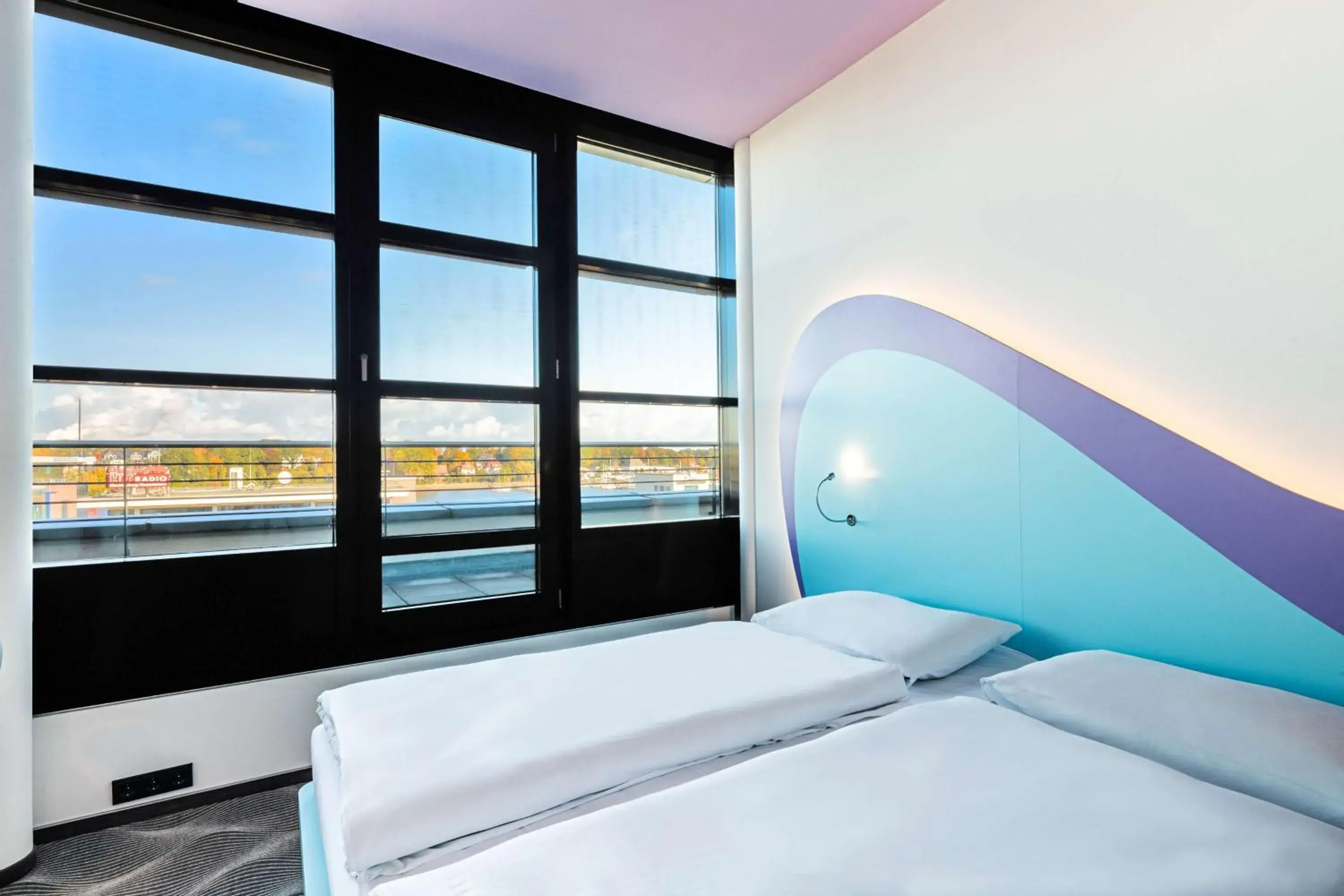 View (from property/room), Bed in Prize by Radisson, Rostock City View (from property/room), Bed in Prize by Radisson, Rostock City