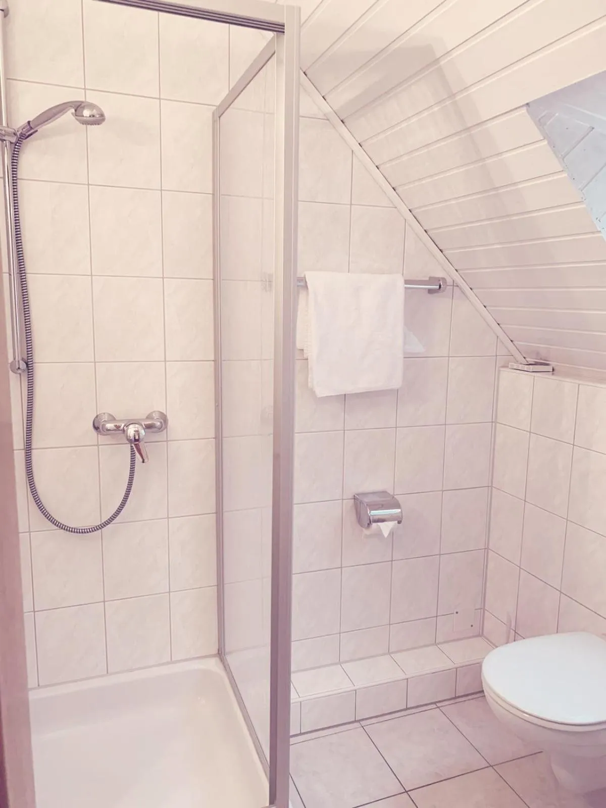 Shower in Gasthof Wilhelm Tell Fremdenzimmer