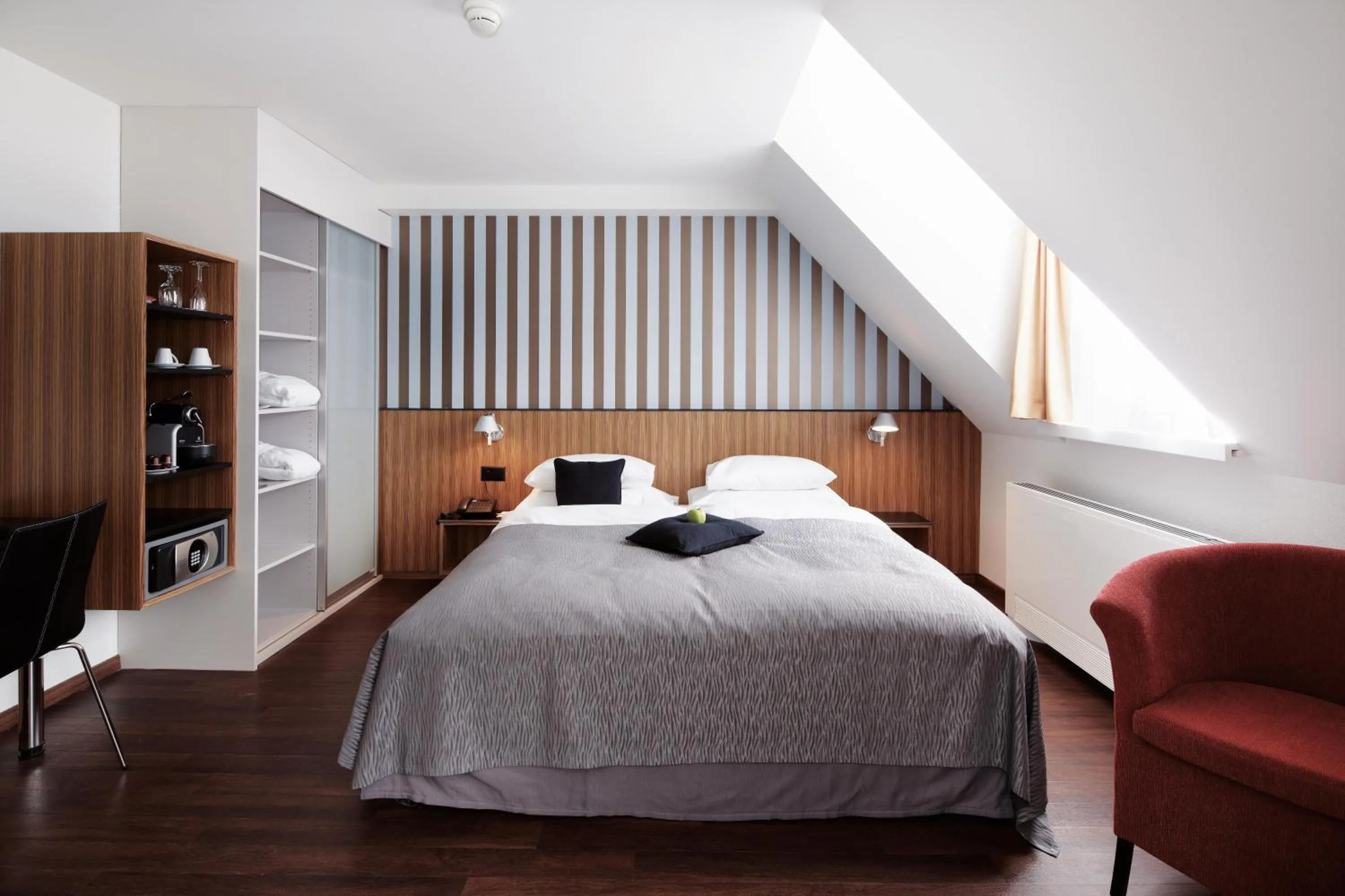 Bed in Sorell Hotel Rütli Niederdorf Zürich