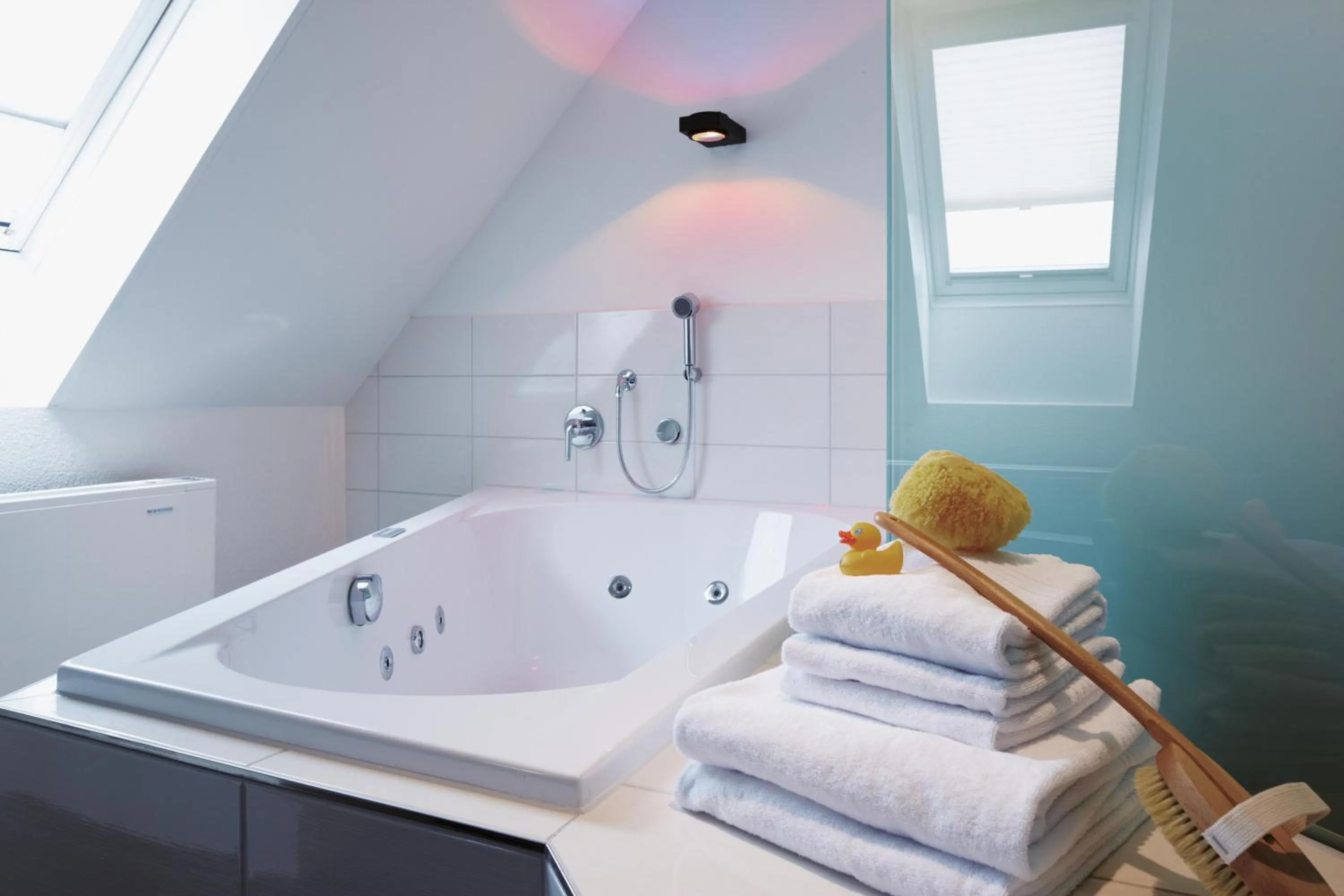 Toilet in Sorell Hotel Rütli Niederdorf Zürich