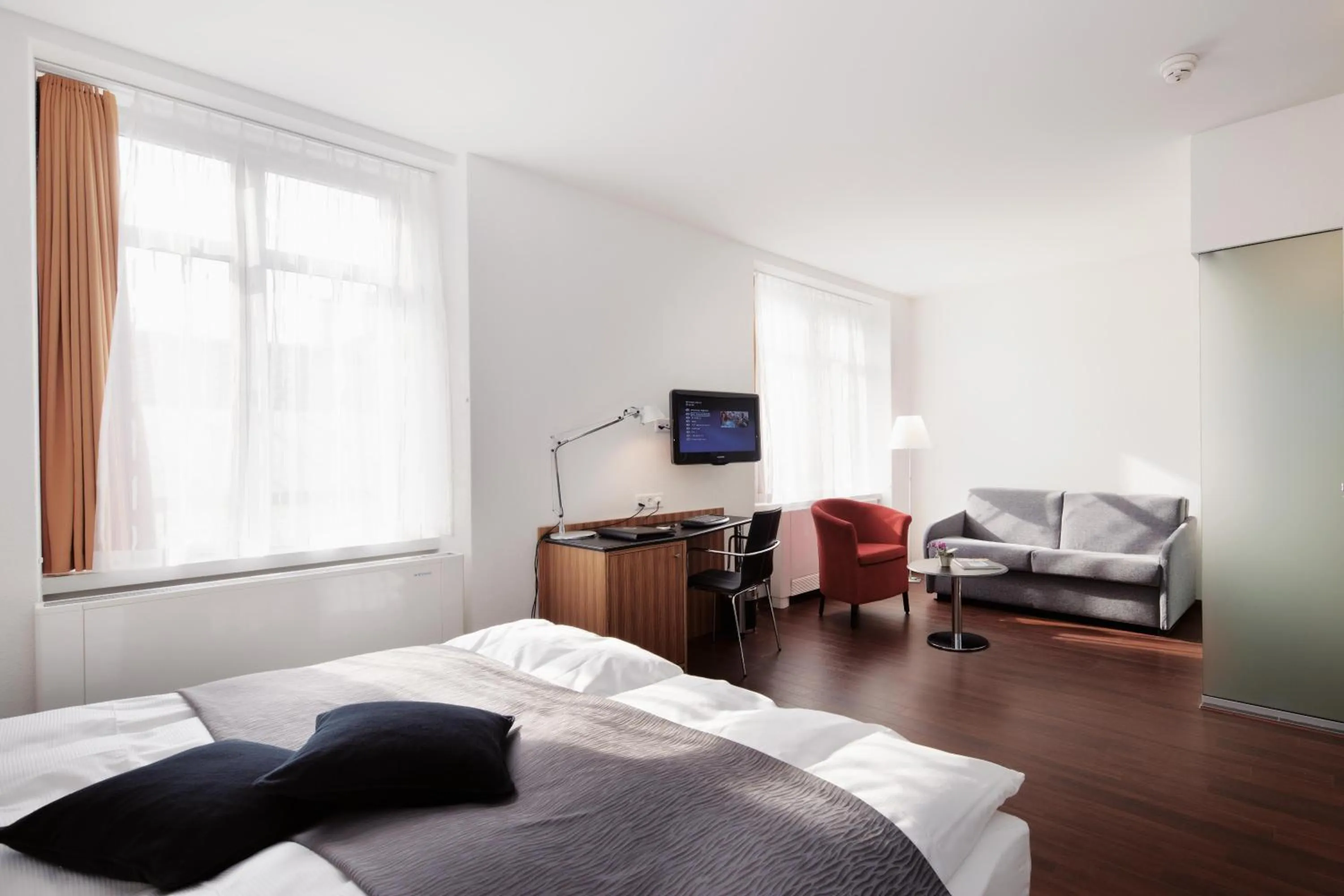 Bed in Sorell Hotel Rütli Niederdorf Zürich