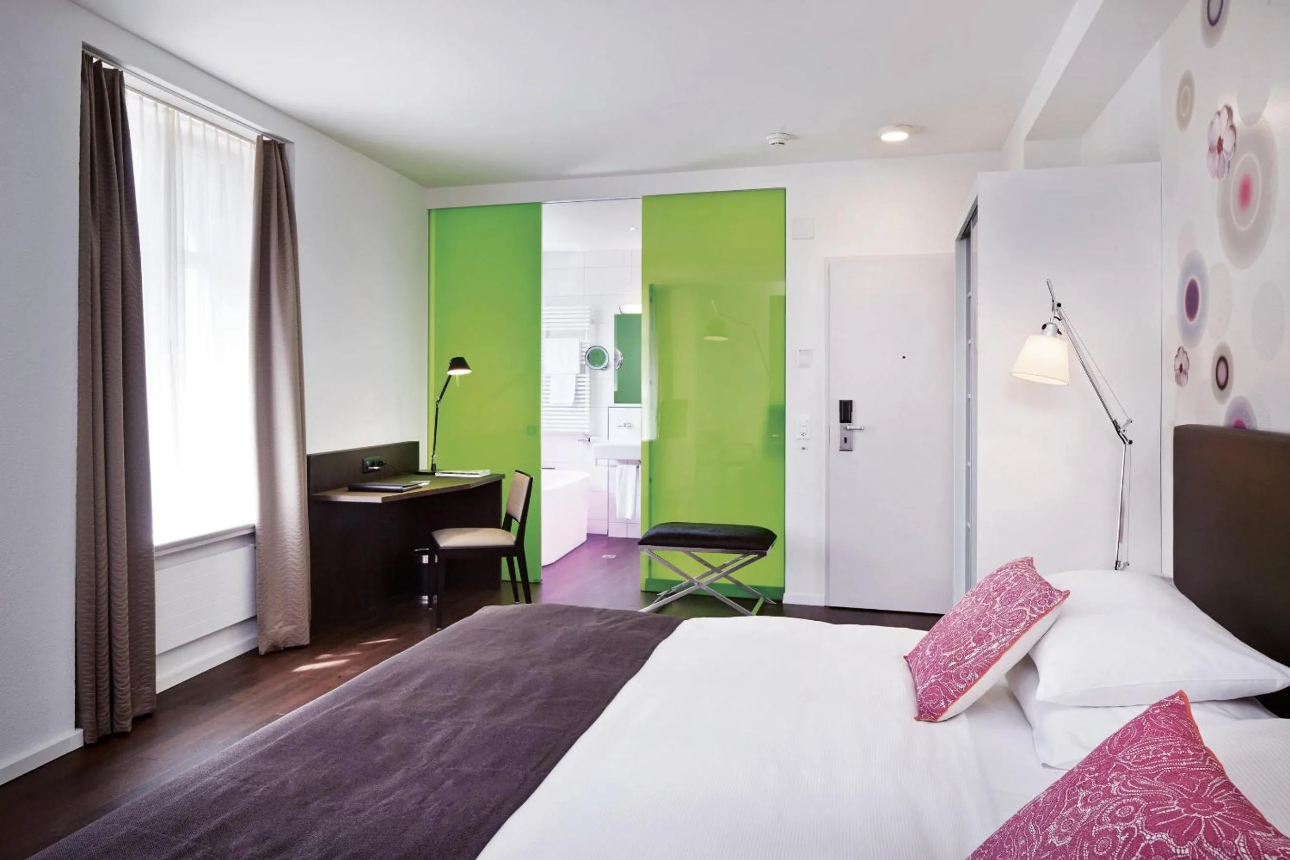 Bed in Sorell Hotel Rütli Niederdorf Zürich