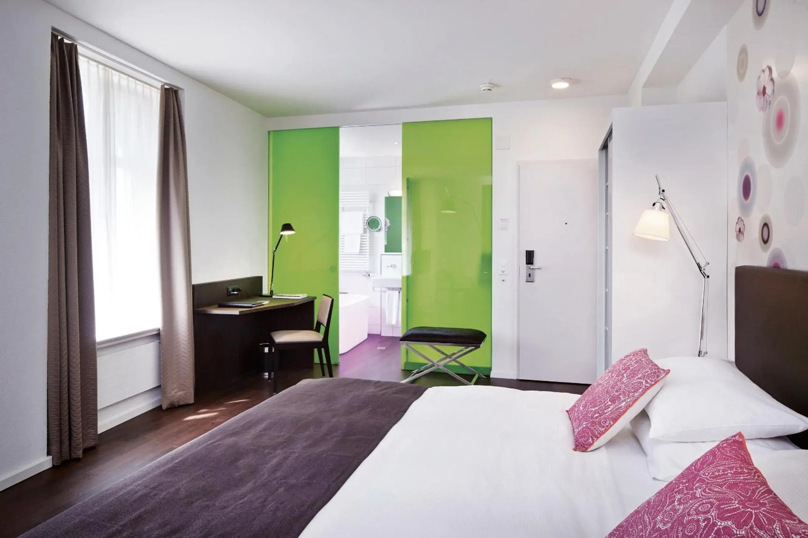 Bed in Sorell Hotel Rütli Niederdorf Zürich Bed in Sorell Hotel Rütli Niederdorf Zürich