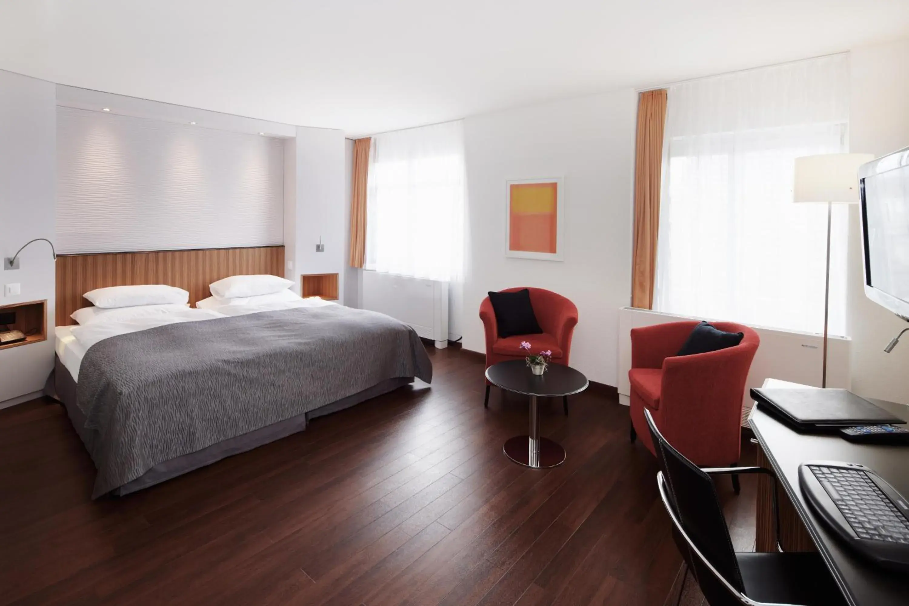 Bed in Sorell Hotel Rütli Niederdorf Zürich Bed in Sorell Hotel Rütli Niederdorf Zürich